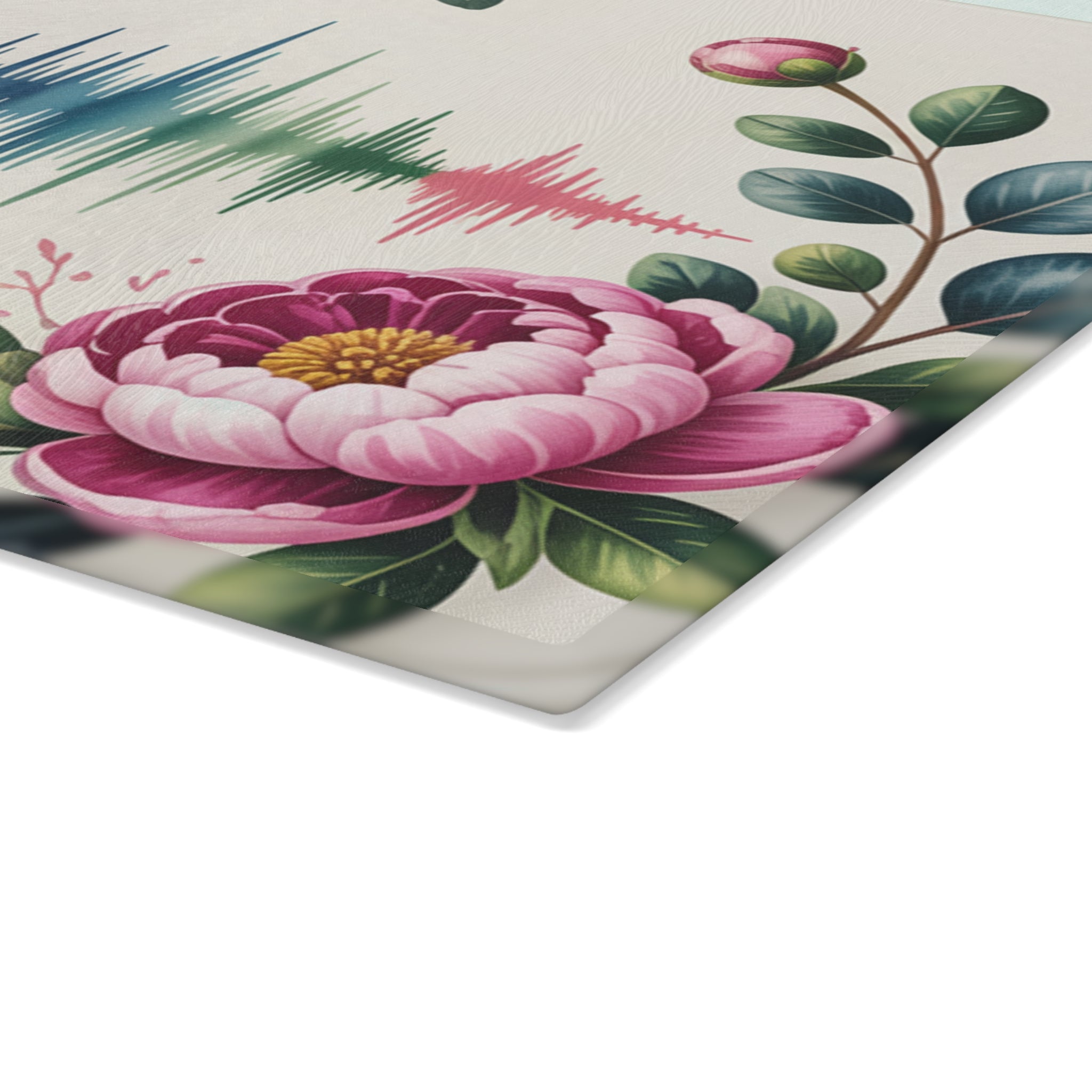 Watercolor Speech Anatomy Glass Cutting Board SLP Graduation Gift Counter Saver