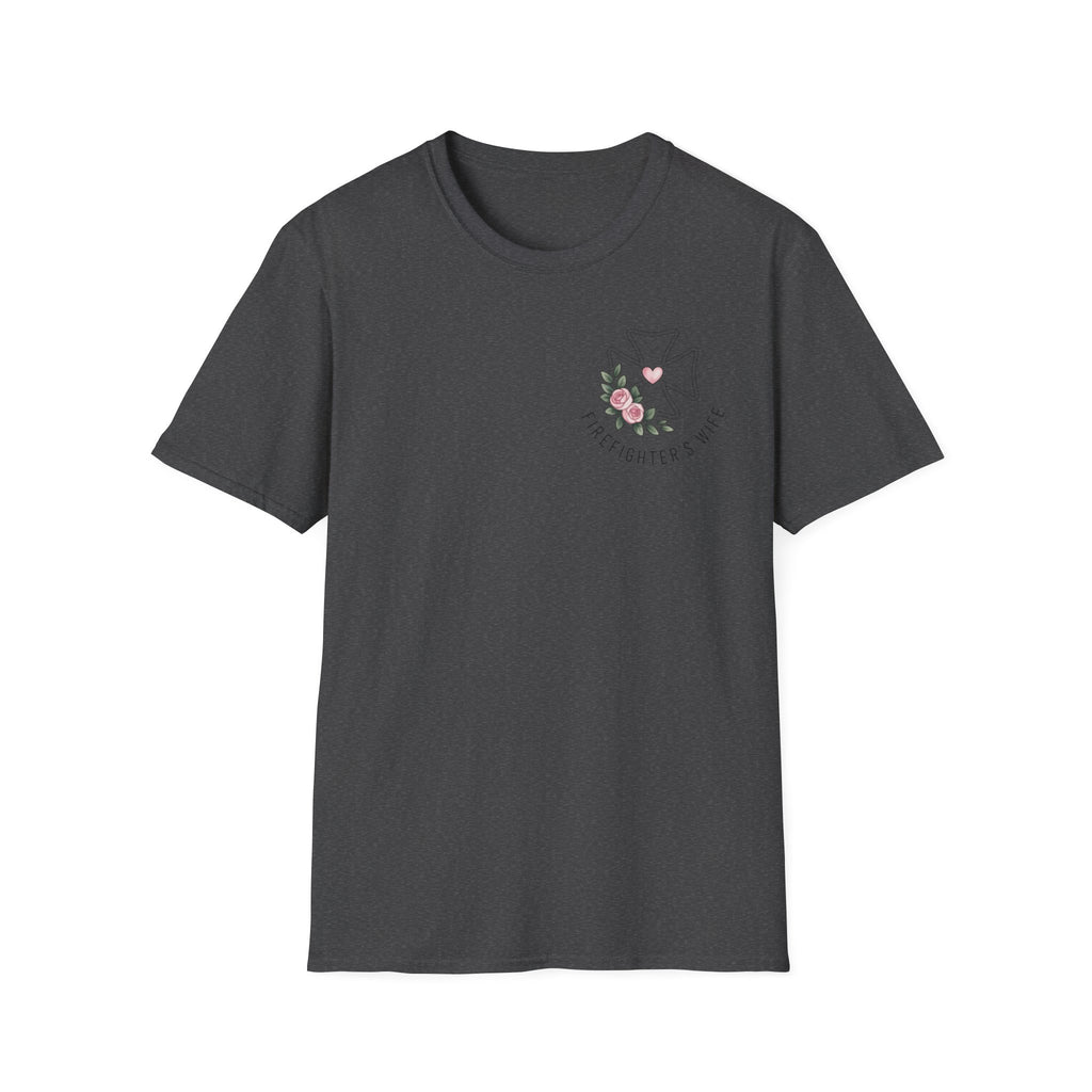 Firefighters Wife Tee – Minimal Casual T‑Shirt