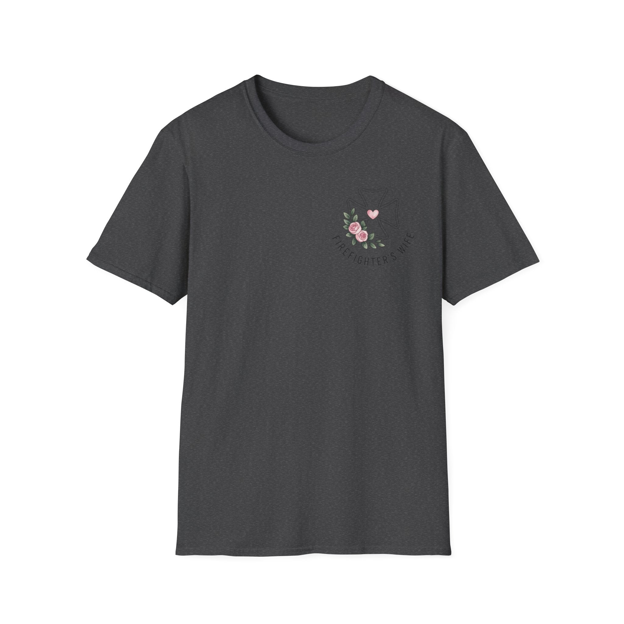 Firefighters Wife Tee – Minimal Casual T‑Shirt