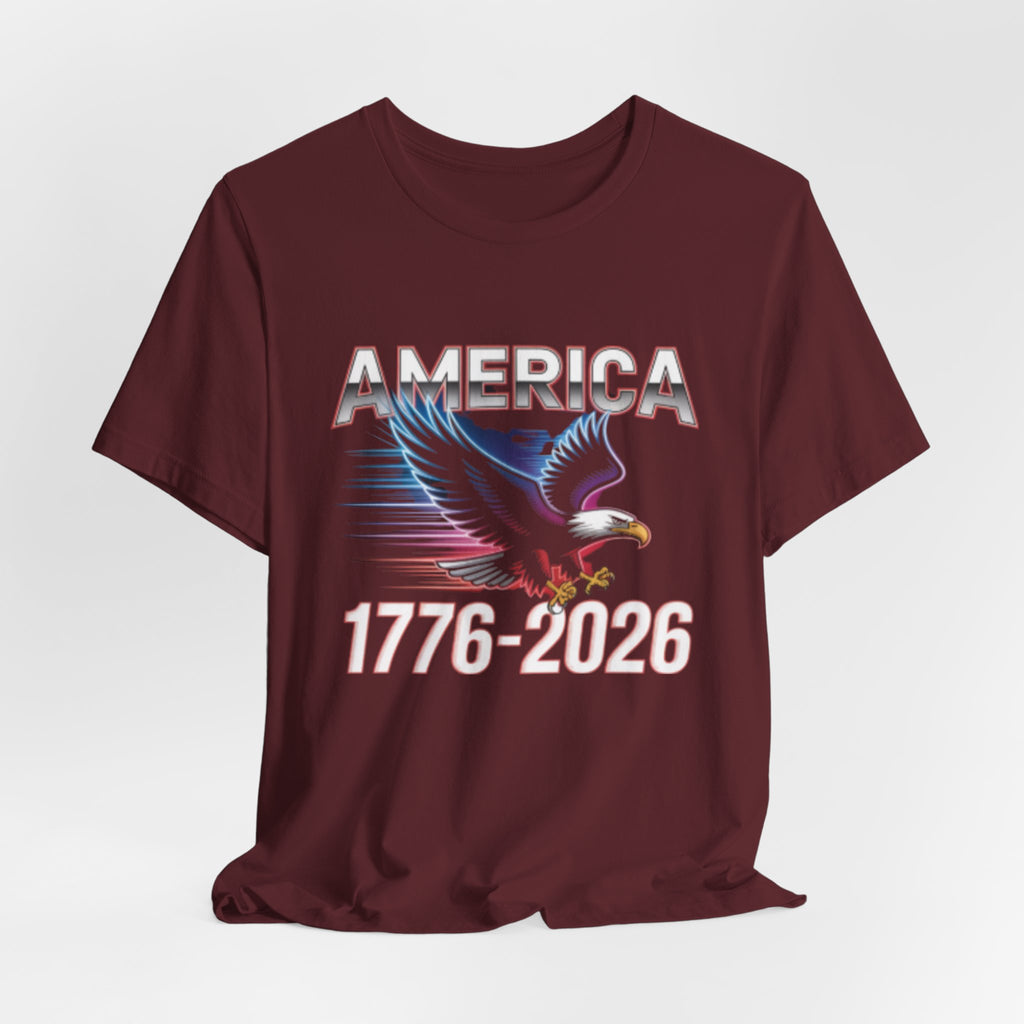 America Eagle Tee — 'America 1776–2026' Patriotic Fourth of July T-Shirt