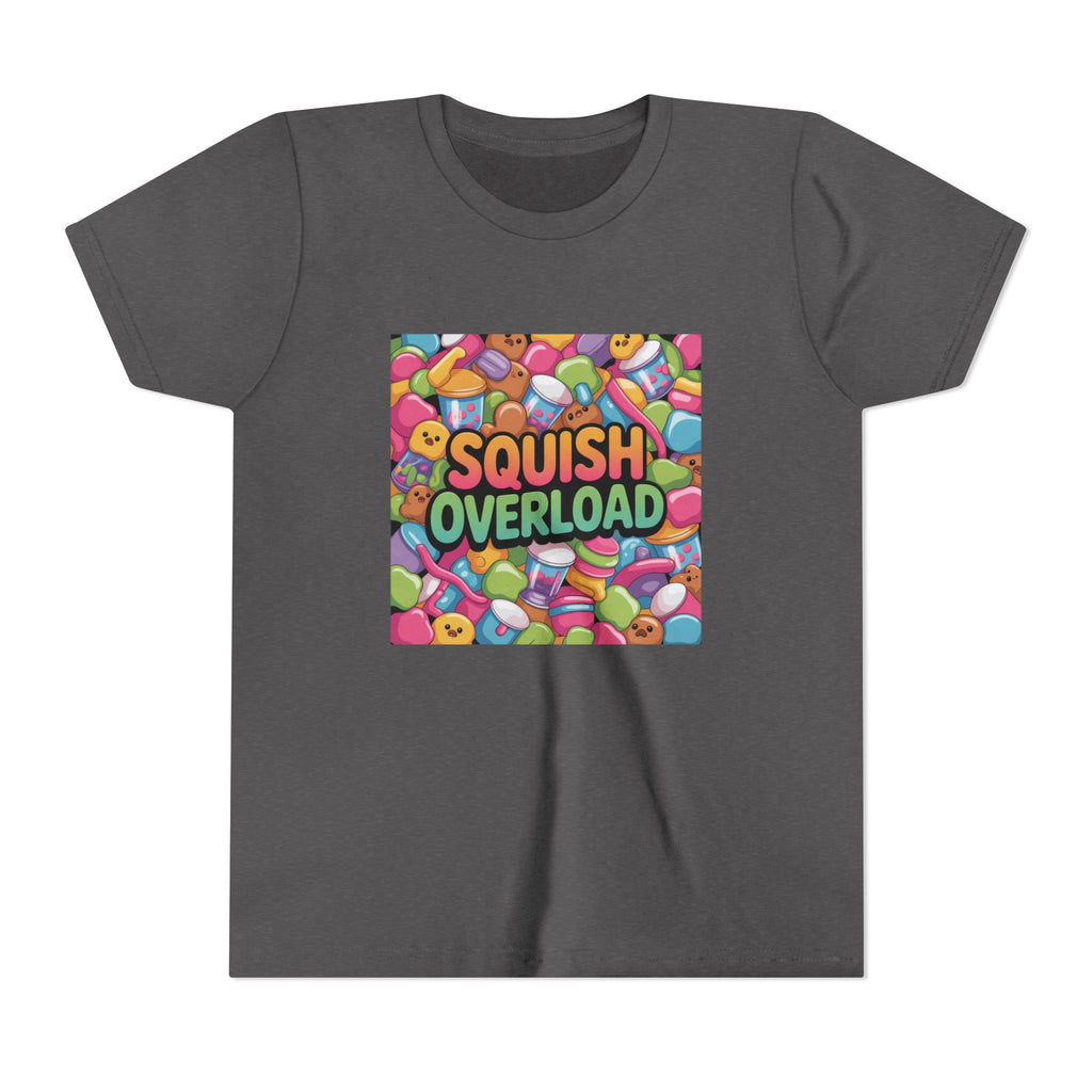 Youth Tee — "Squish Overload" Colorful Squishy Toys Graphic