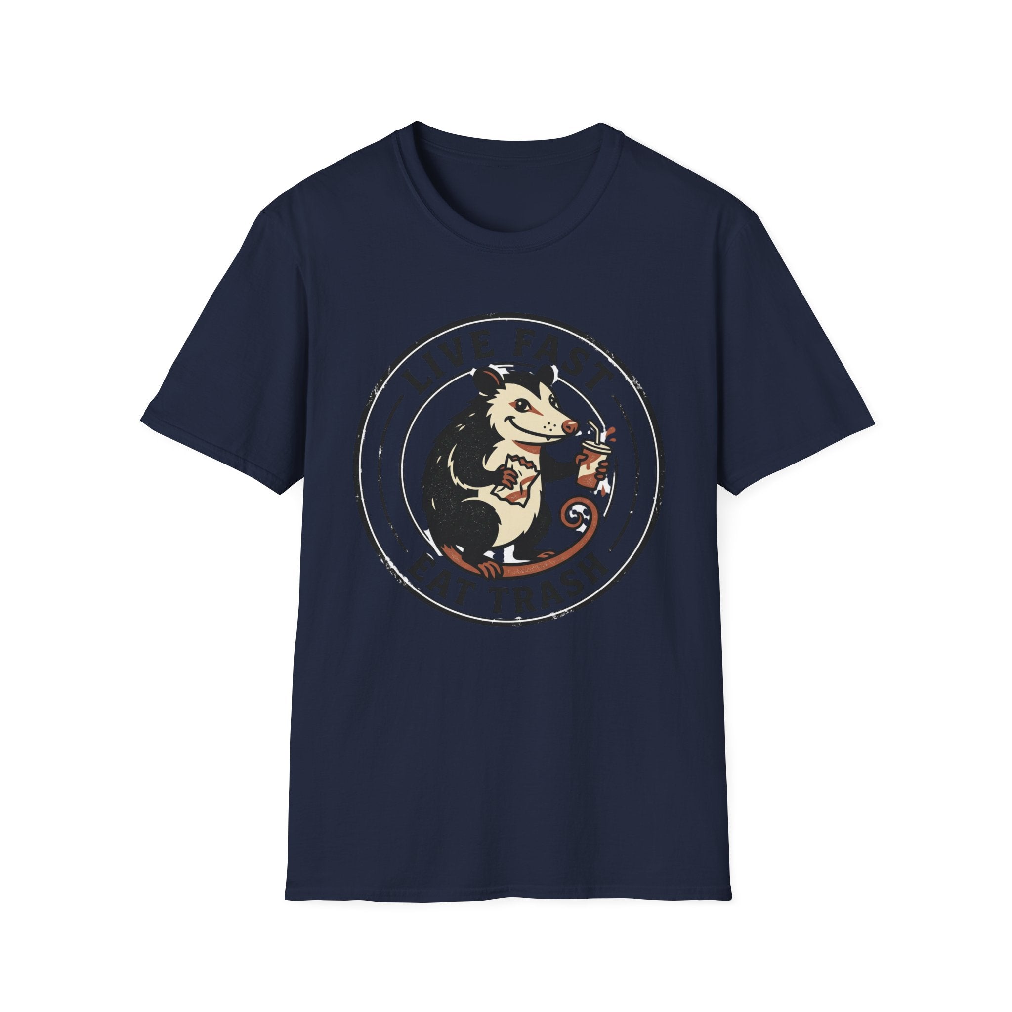 Live Fast Eat Trash Funny Possum Tee