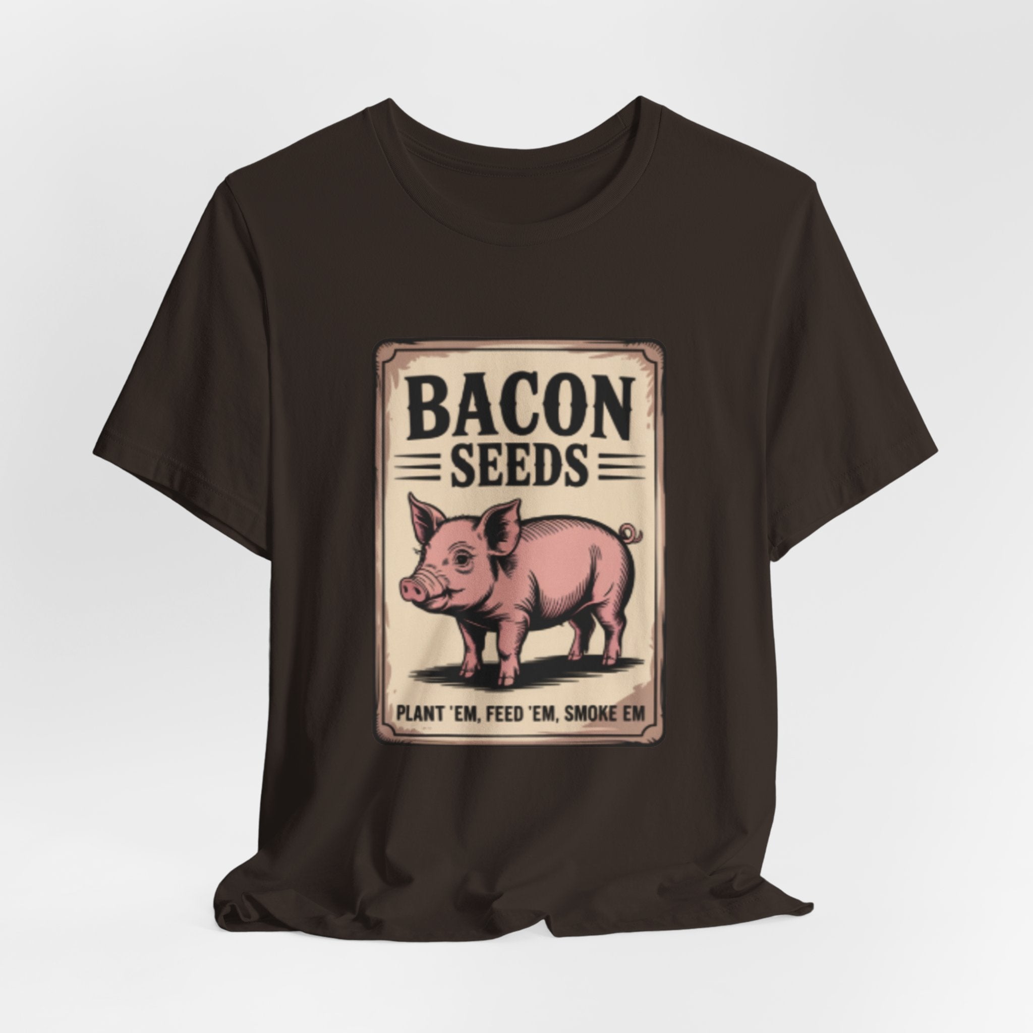Bacon Seeds Vintage Pig BBQ Tee