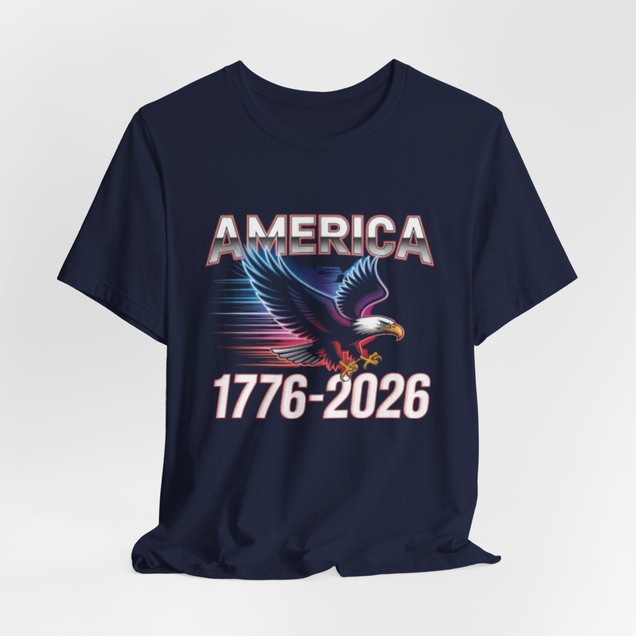 America Eagle Tee — 'America 1776–2026' Patriotic Fourth of July T-Shirt