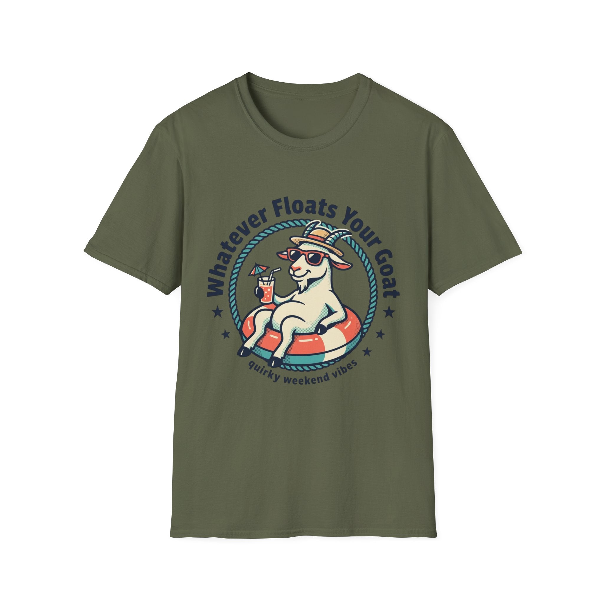 Whatever Floats Your Goat Summer Vacation Tee
