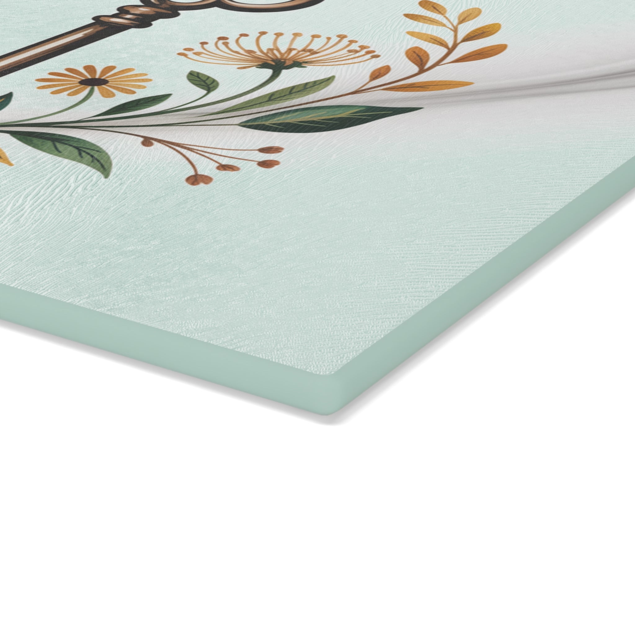 Real Estate Agent Achievement Gift Glass Cutting Board Top Producer Key Art