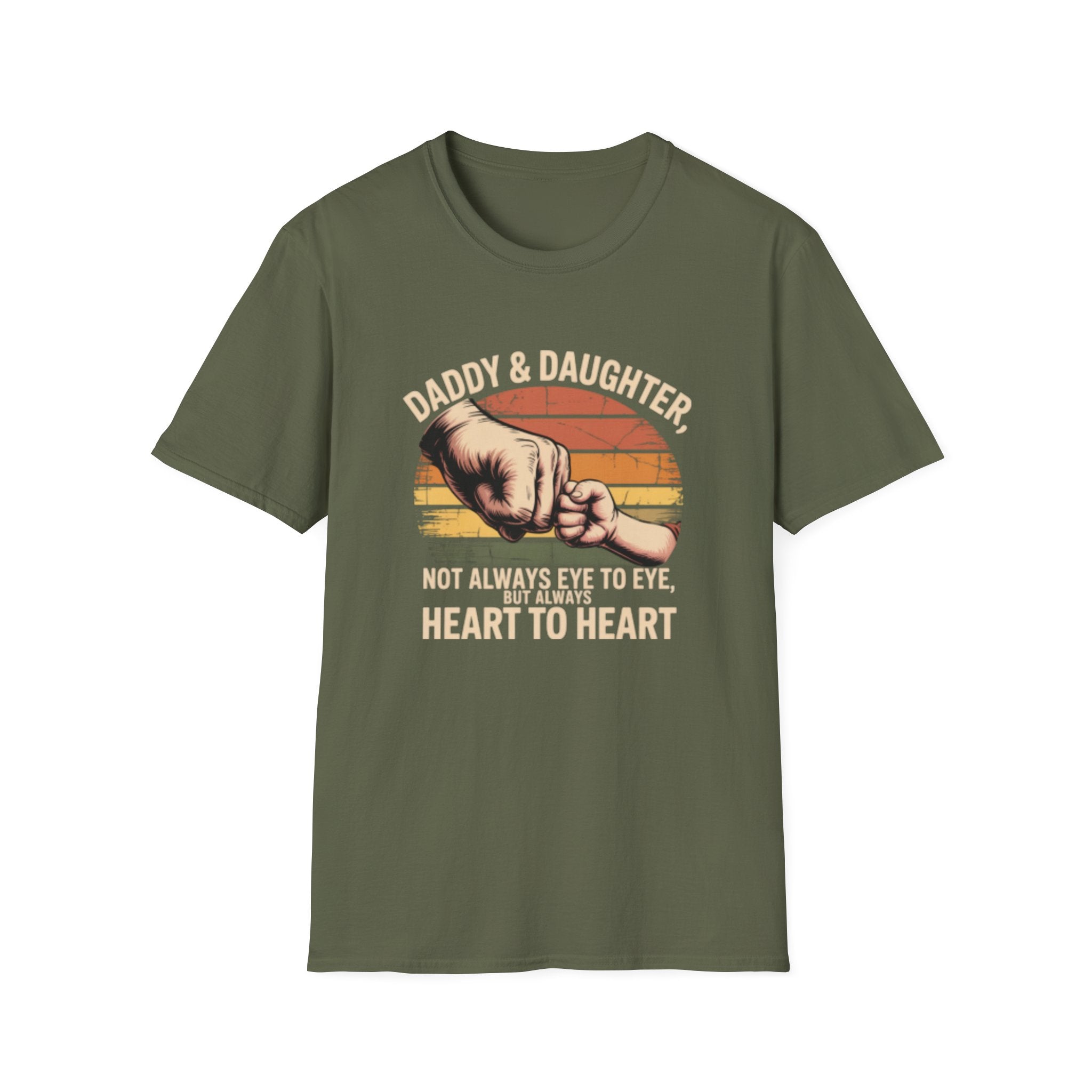 Daddy & Daughter Vintage Fist Bump T-Shirt