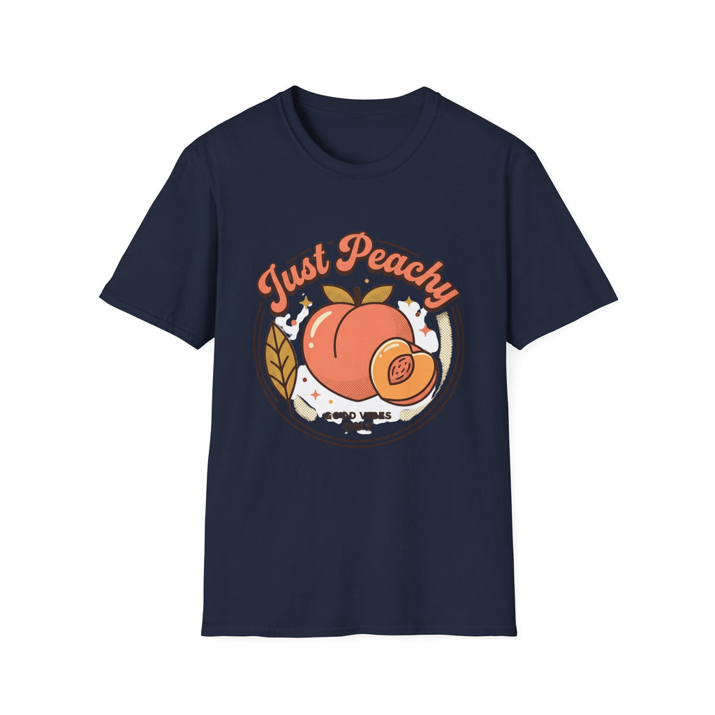 Just Peachy Retro Fruit Graphic Tee