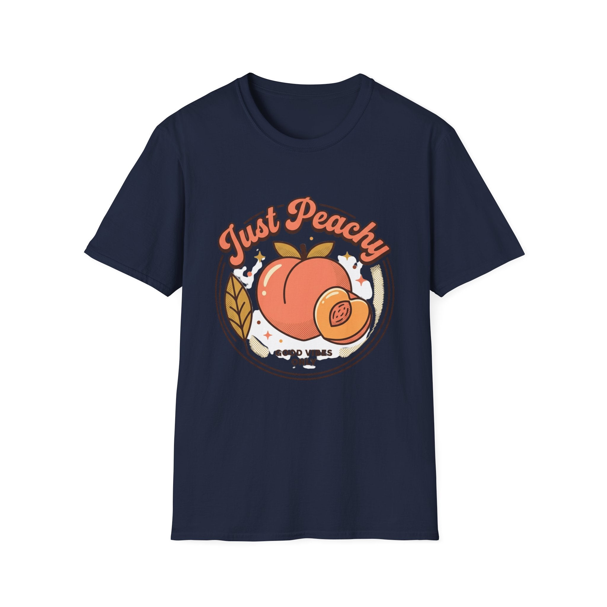 Just Peachy Retro Fruit Graphic Tee