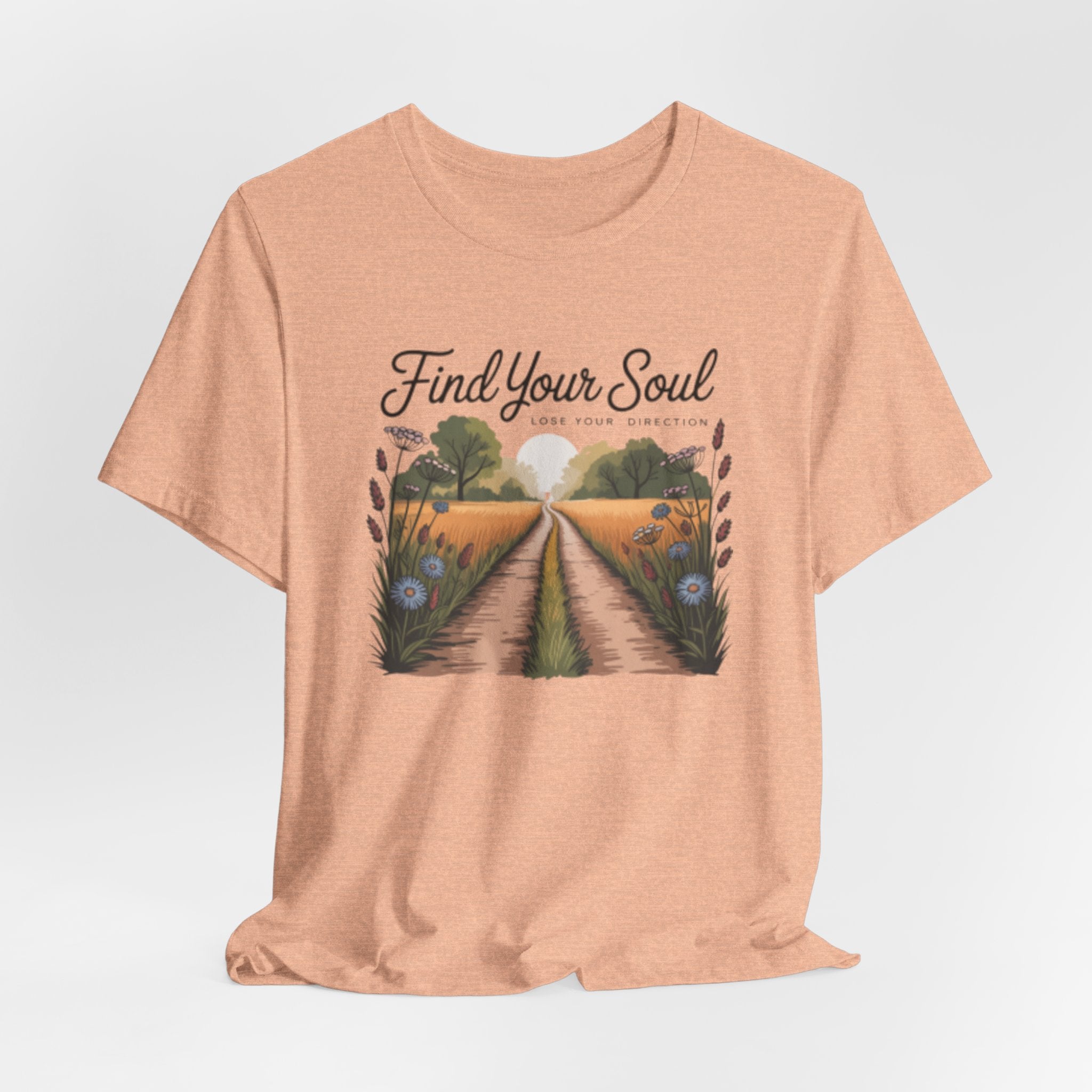 Find Your Soul Tee - Scenic Country Road Graphic T-Shirt