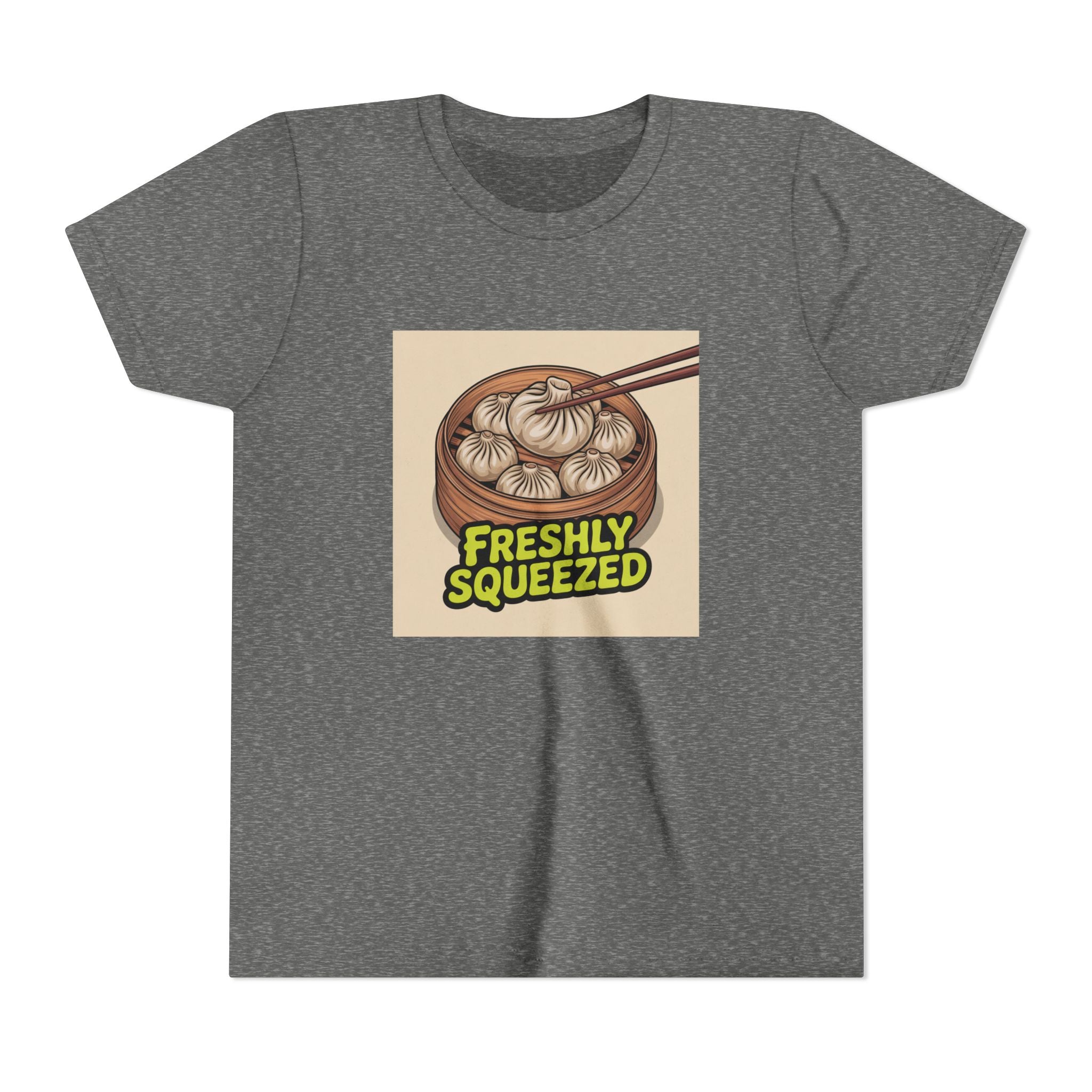 Youth Tee — Cute Xiao Long Bao 'Freshly Squeezed' Dumpling Shirt