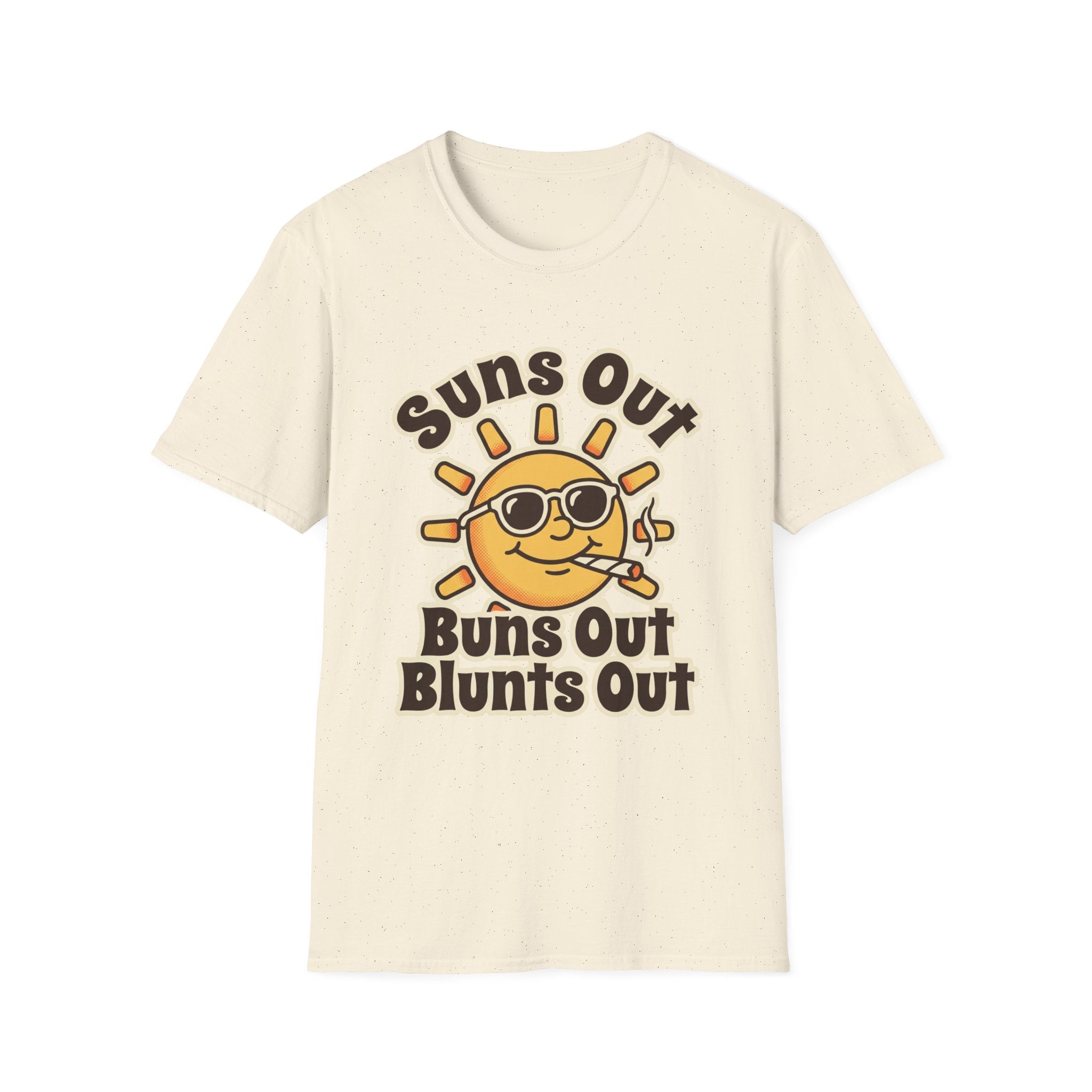 Suns Out Buns Out Blunts Out Retro Summer Tee