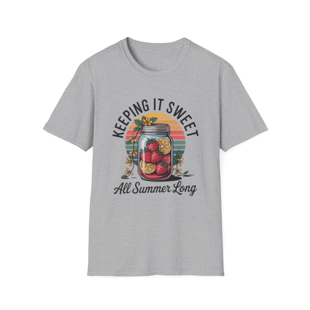 Keeping It Sweet mason jar shirt | T-Shirt, summer fruit design