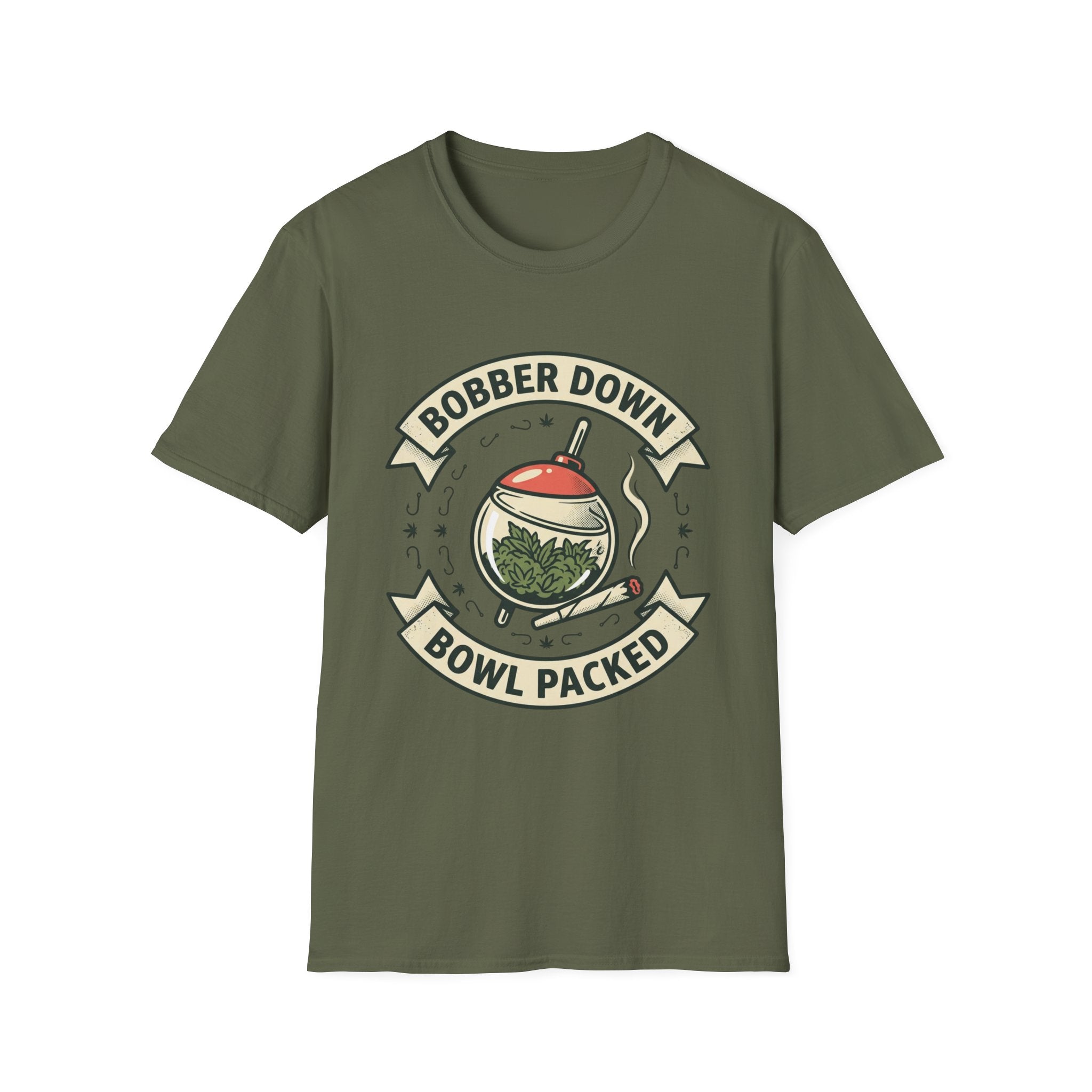 Bobber Down Bowl Packed Fishing Tee