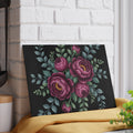 Pink Peony Bouquet Glass Cutting Board | Floral Kitchen Decor