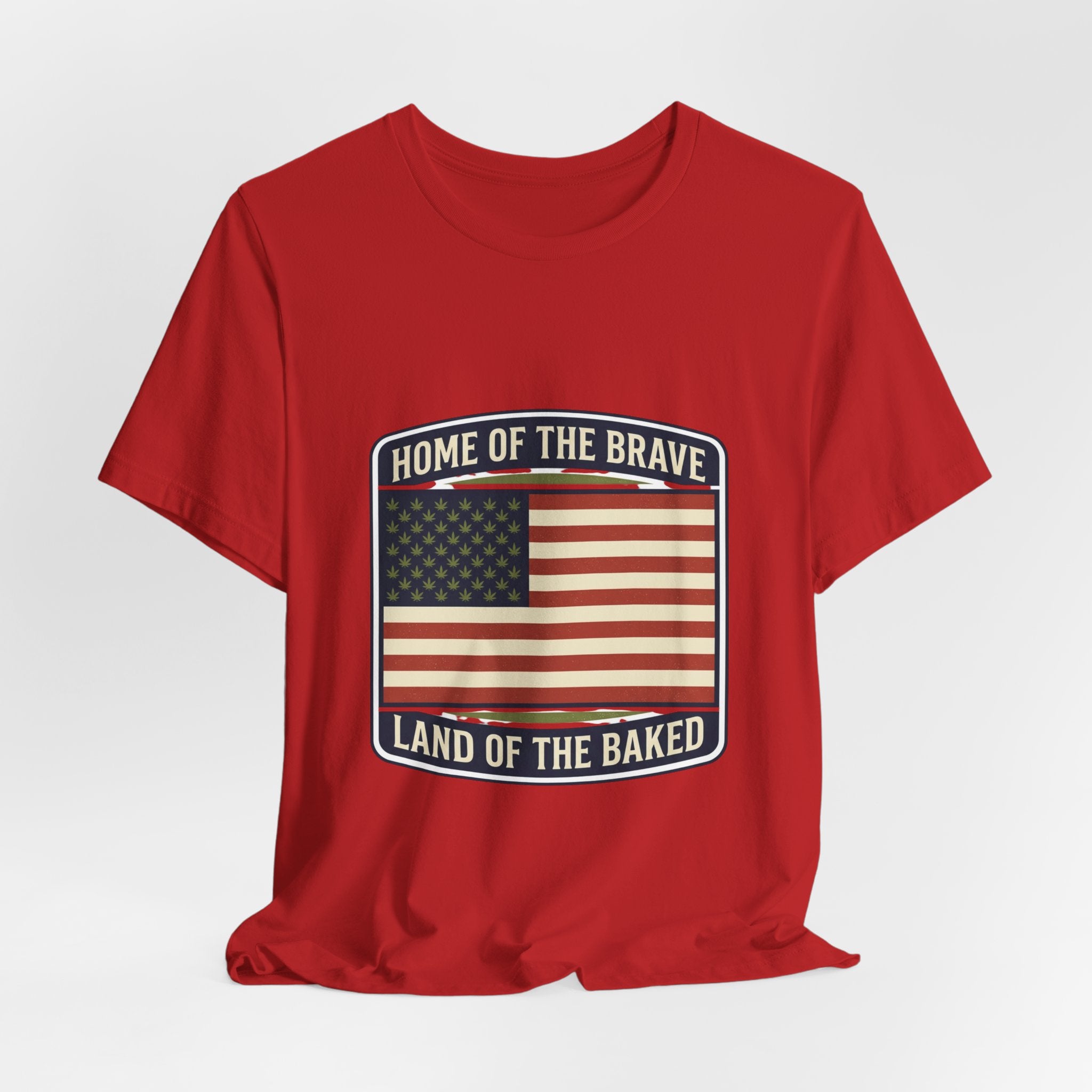 Home of the Brave Land of the Baked Patriotic Tee
