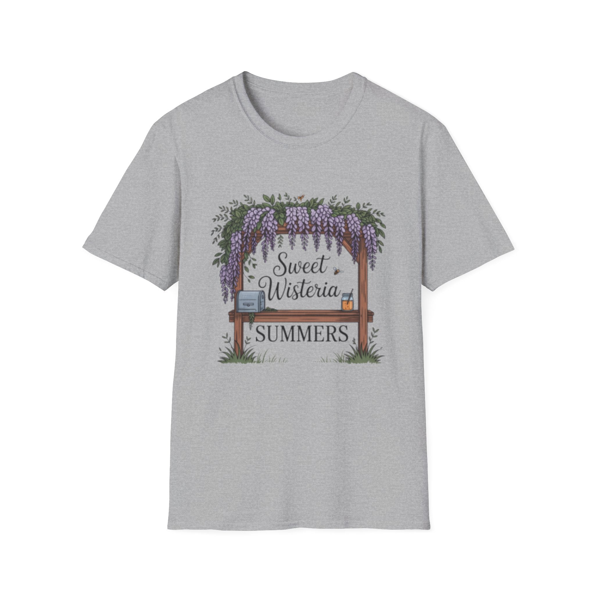 Sweet Wisteria Arbor T-Shirt | Floral Spring Tee