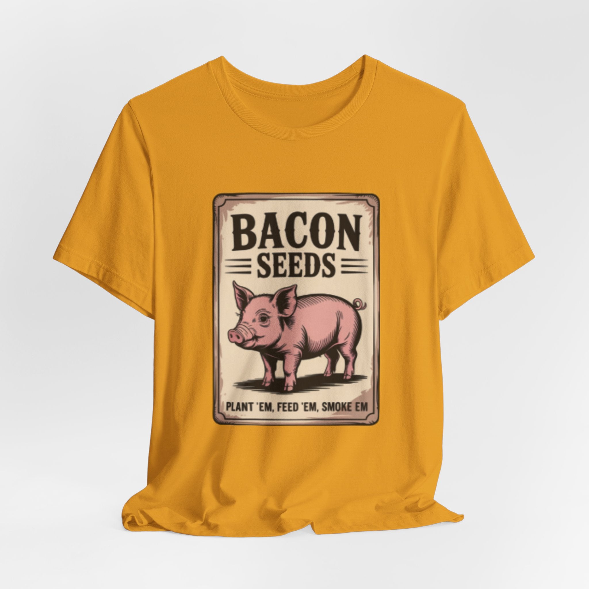 Bacon Seeds Vintage Pig BBQ Tee
