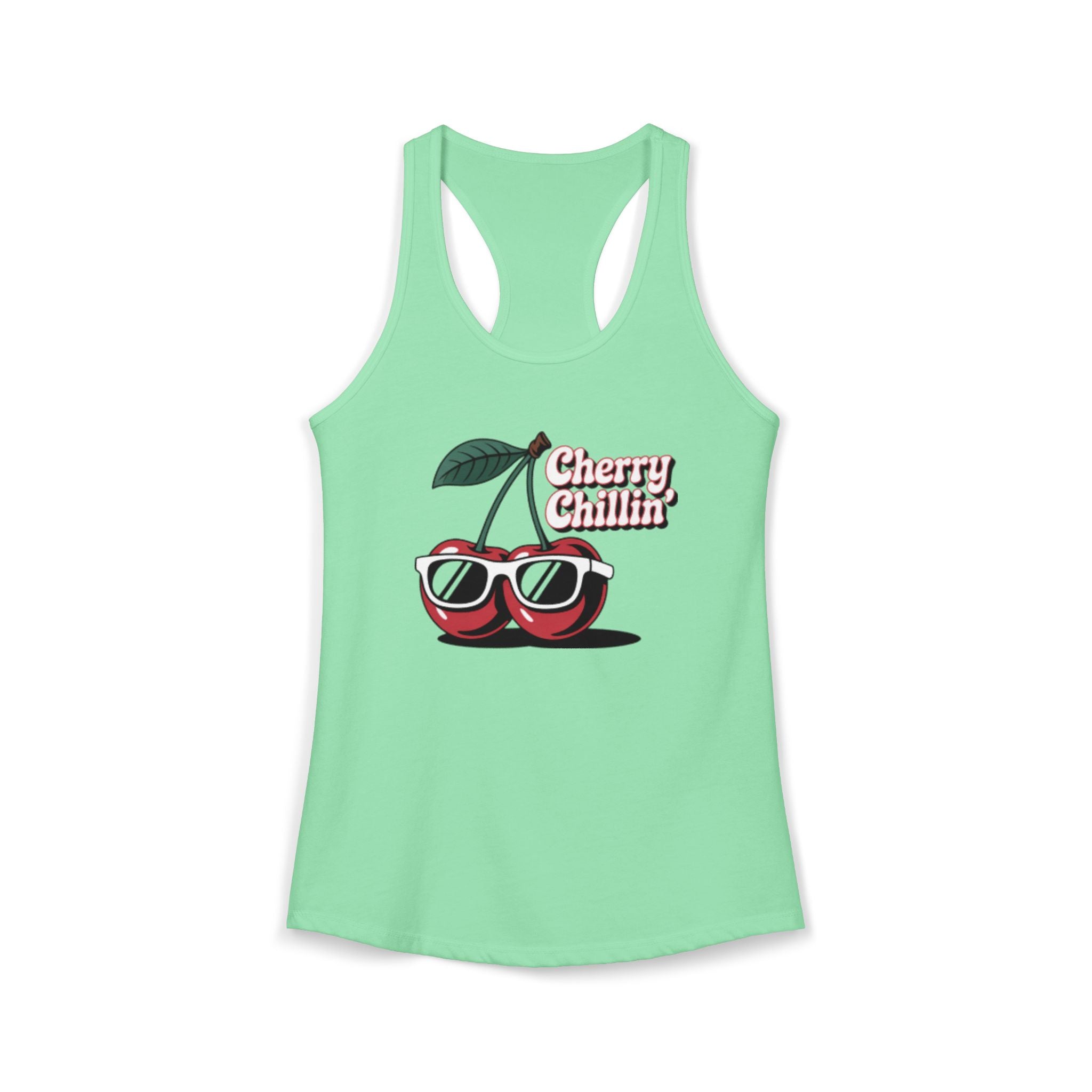 Cherry Chillin Summer Women's Ideal Racerback Tank