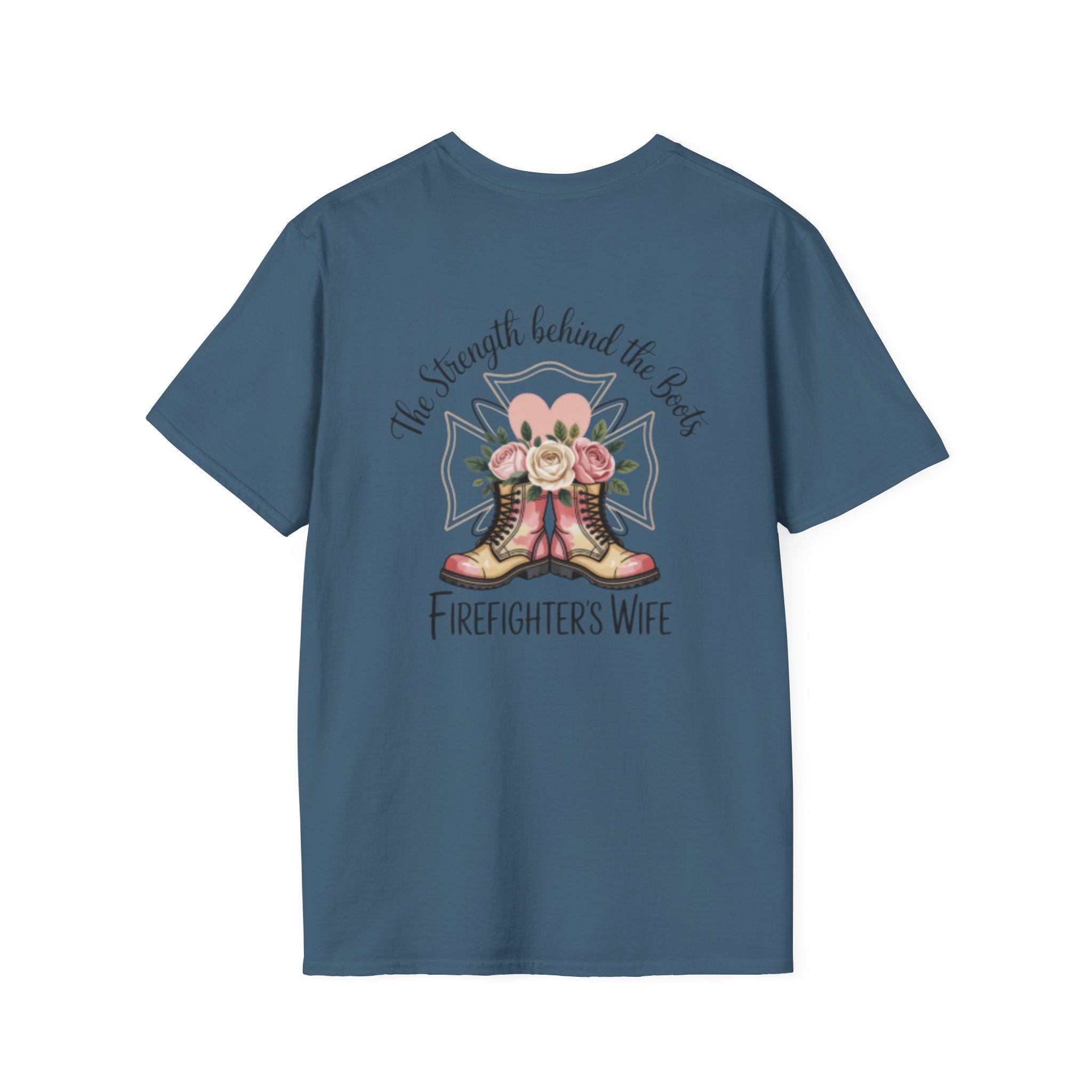 Firefighters Wife Tee – Minimal Casual T‑Shirt