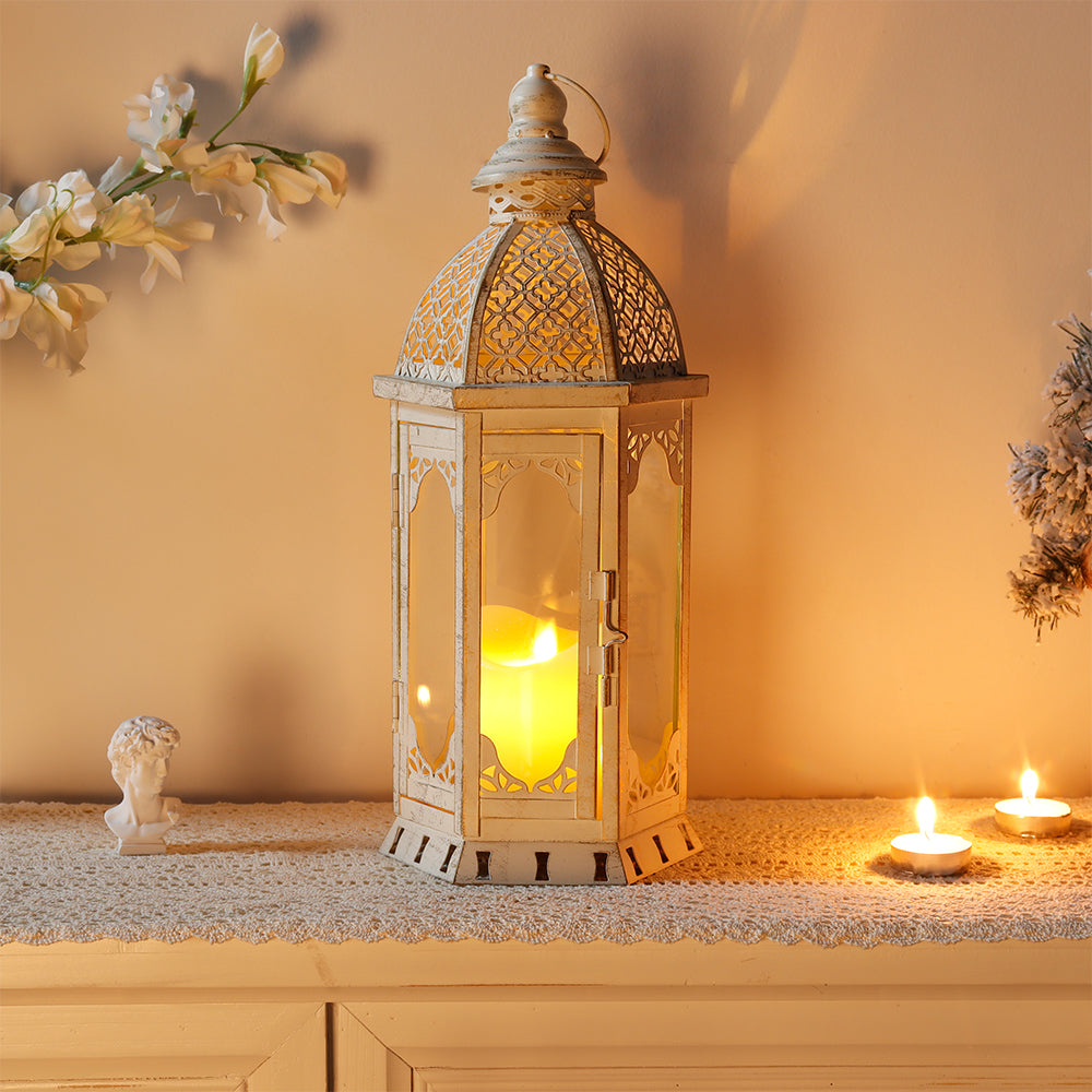 JHY DESIGN 15" Outdoor Decorative Lantern