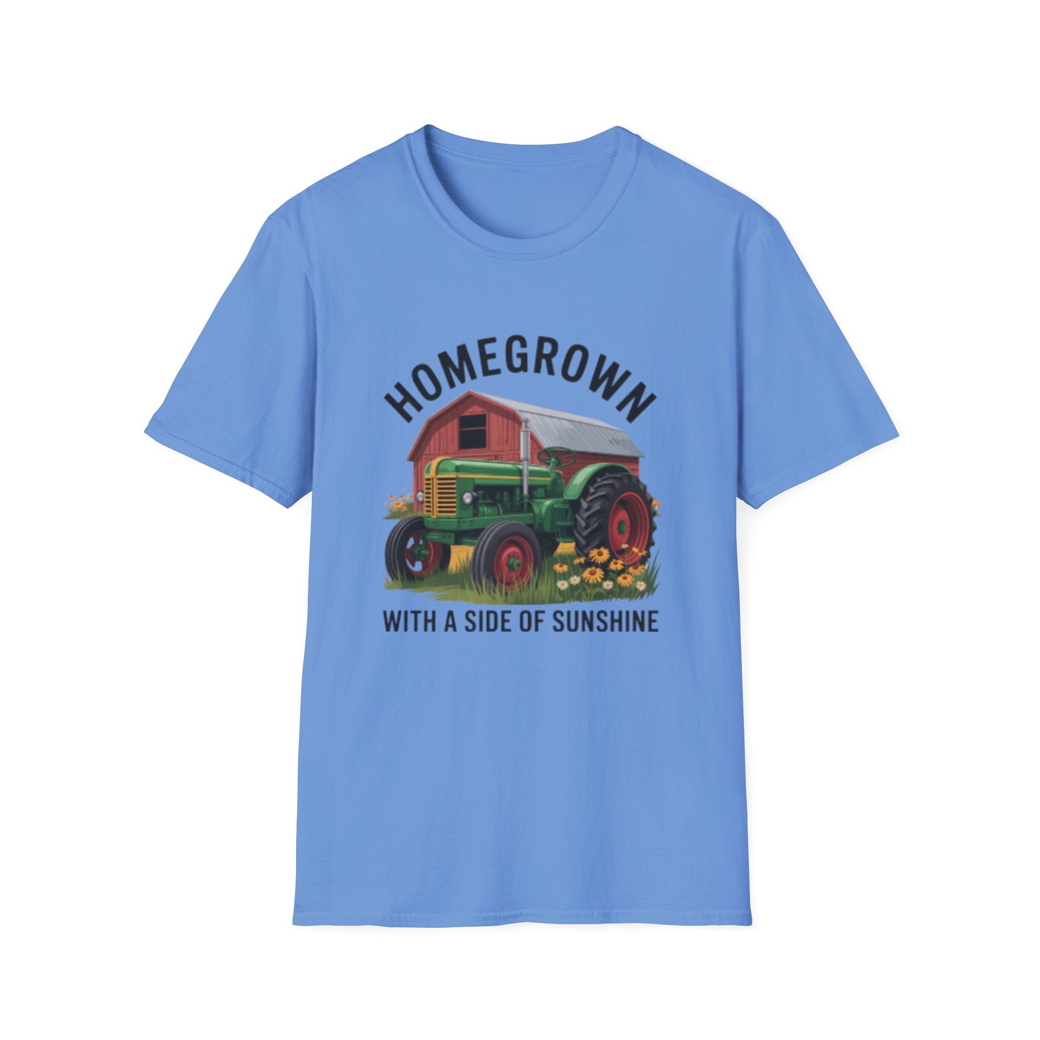 Homegrown Tractor T-Shirt | Farm Barn Graphic