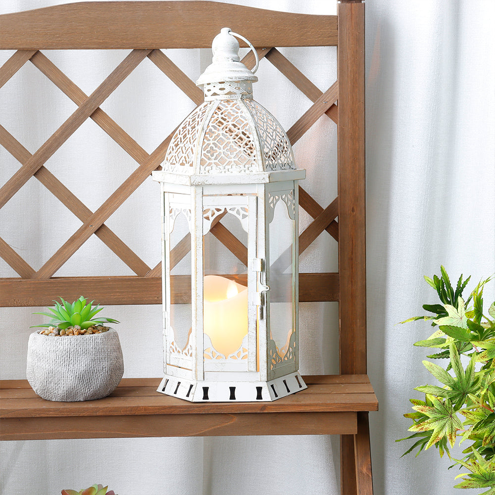 JHY DESIGN 15" Outdoor Decorative Lantern