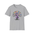Awareness Ribbon Tree T-Shirt — Multicause Support & Hope Design