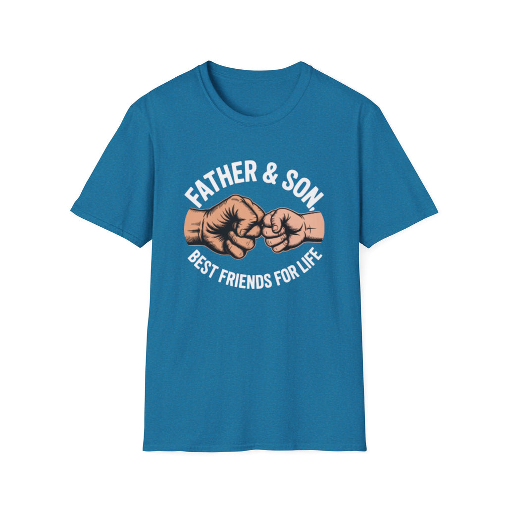 Fist Bump Father Son T-Shirt — Matching Parent & Child Fist-Bump Tee