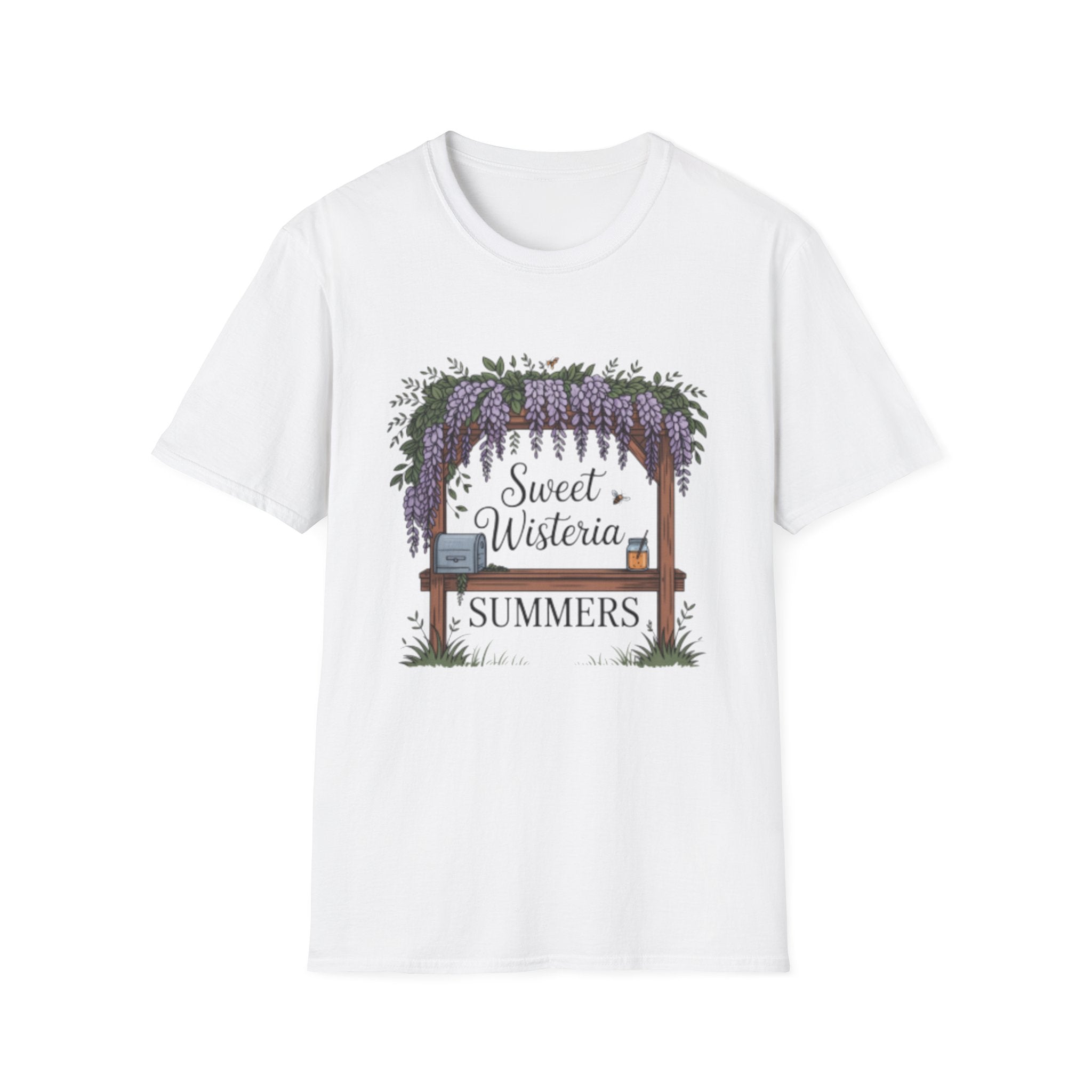 Sweet Wisteria Arbor T-Shirt | Floral Spring Tee