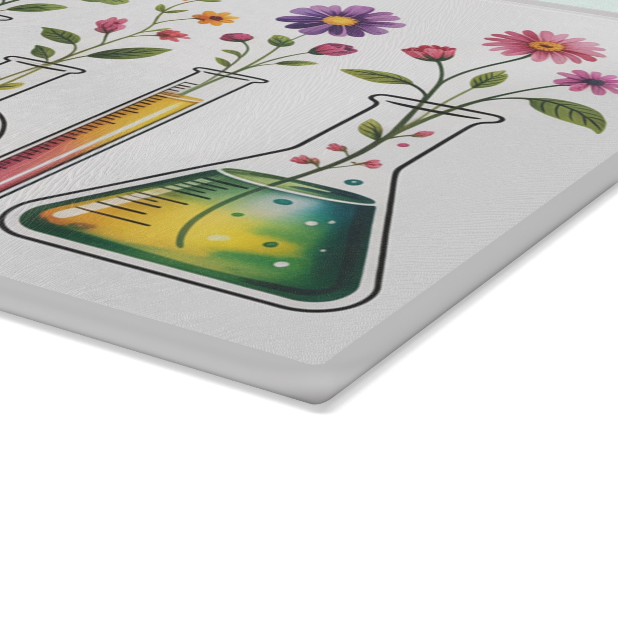 Phlebotomist Gift Glass Cutting Board Lab Tech Medical Laboratory Art Chemistry