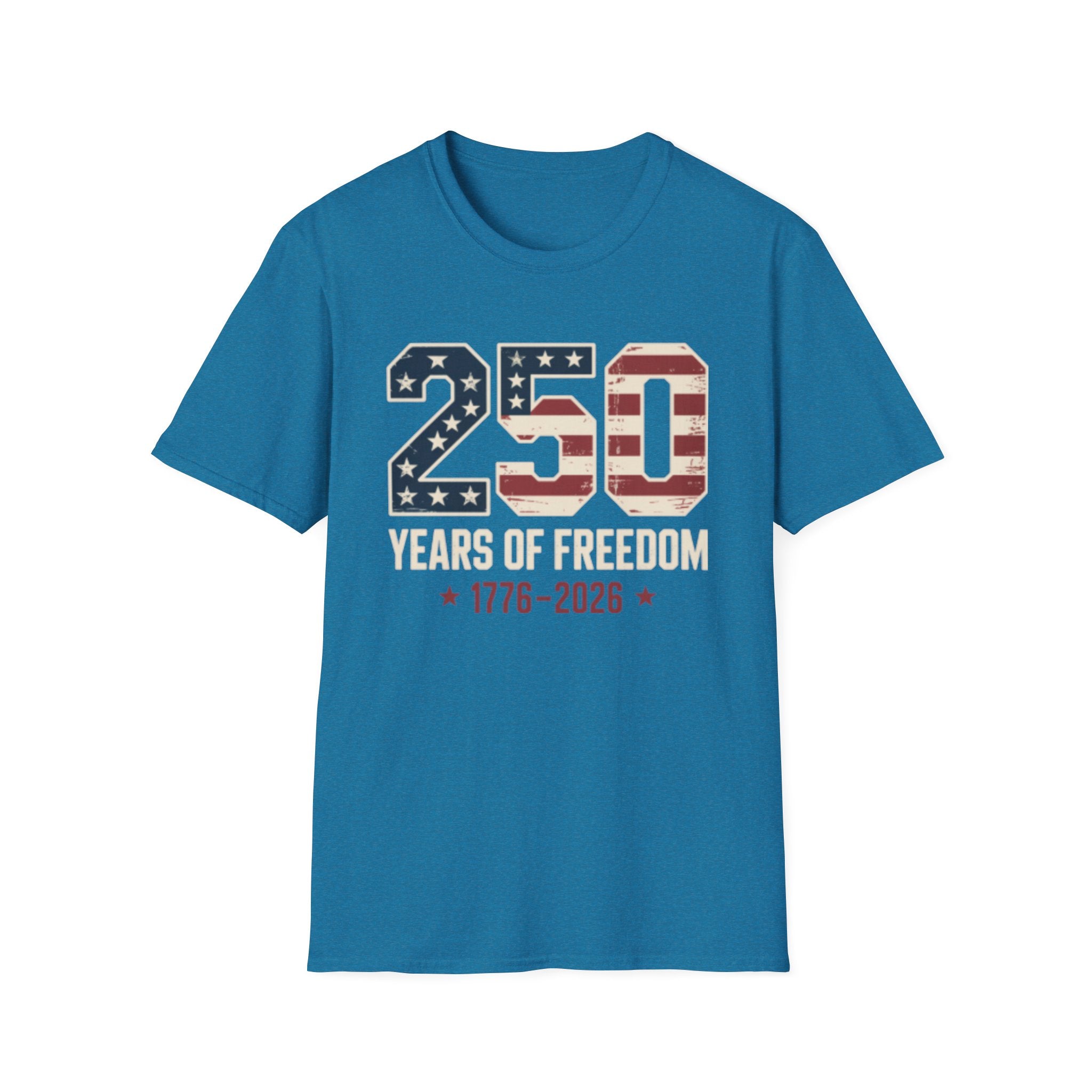 250 Years of Freedom T-Shirt | 1776-2026 American Flag