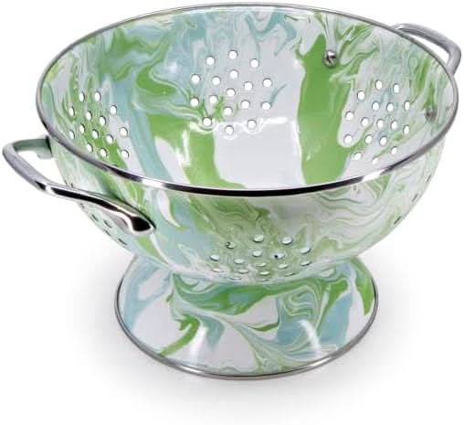 Golden Rabbit Enamelware Medium Colander – Modern Monet