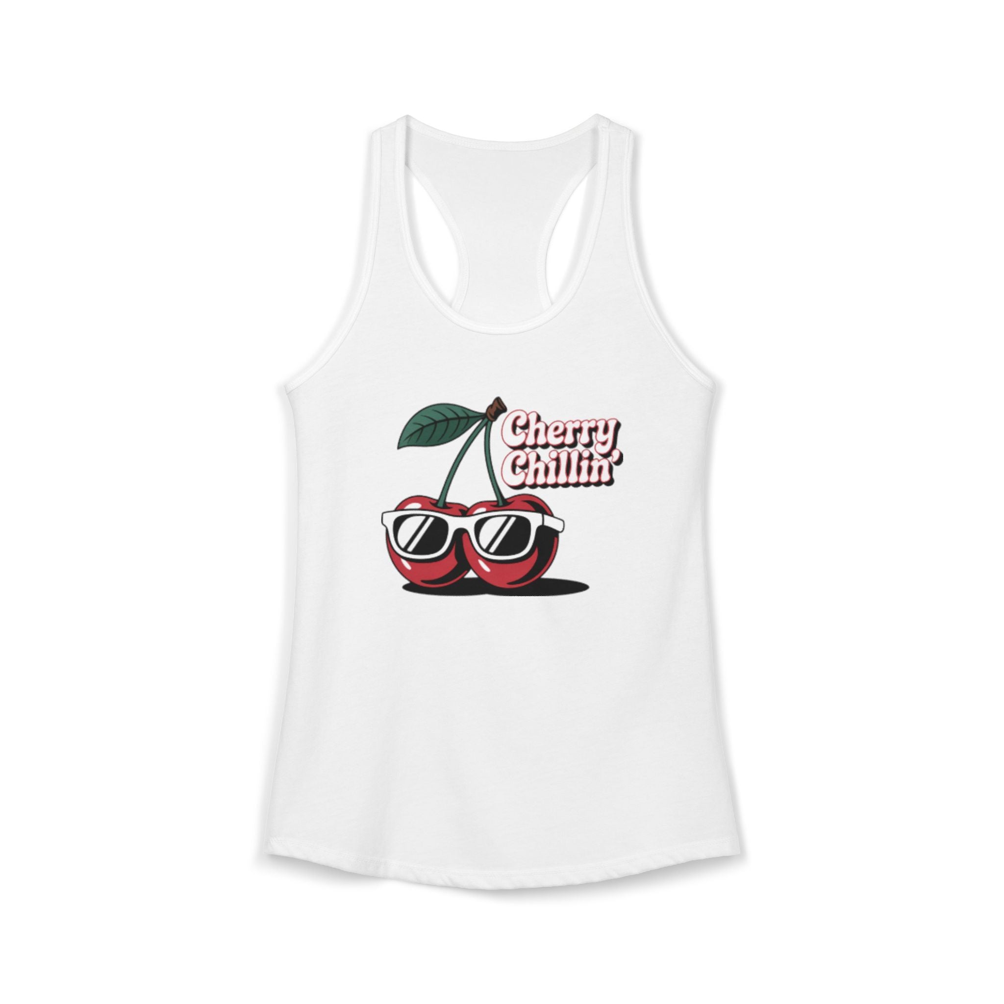 Cherry Chillin Summer Women's Ideal Racerback Tank
