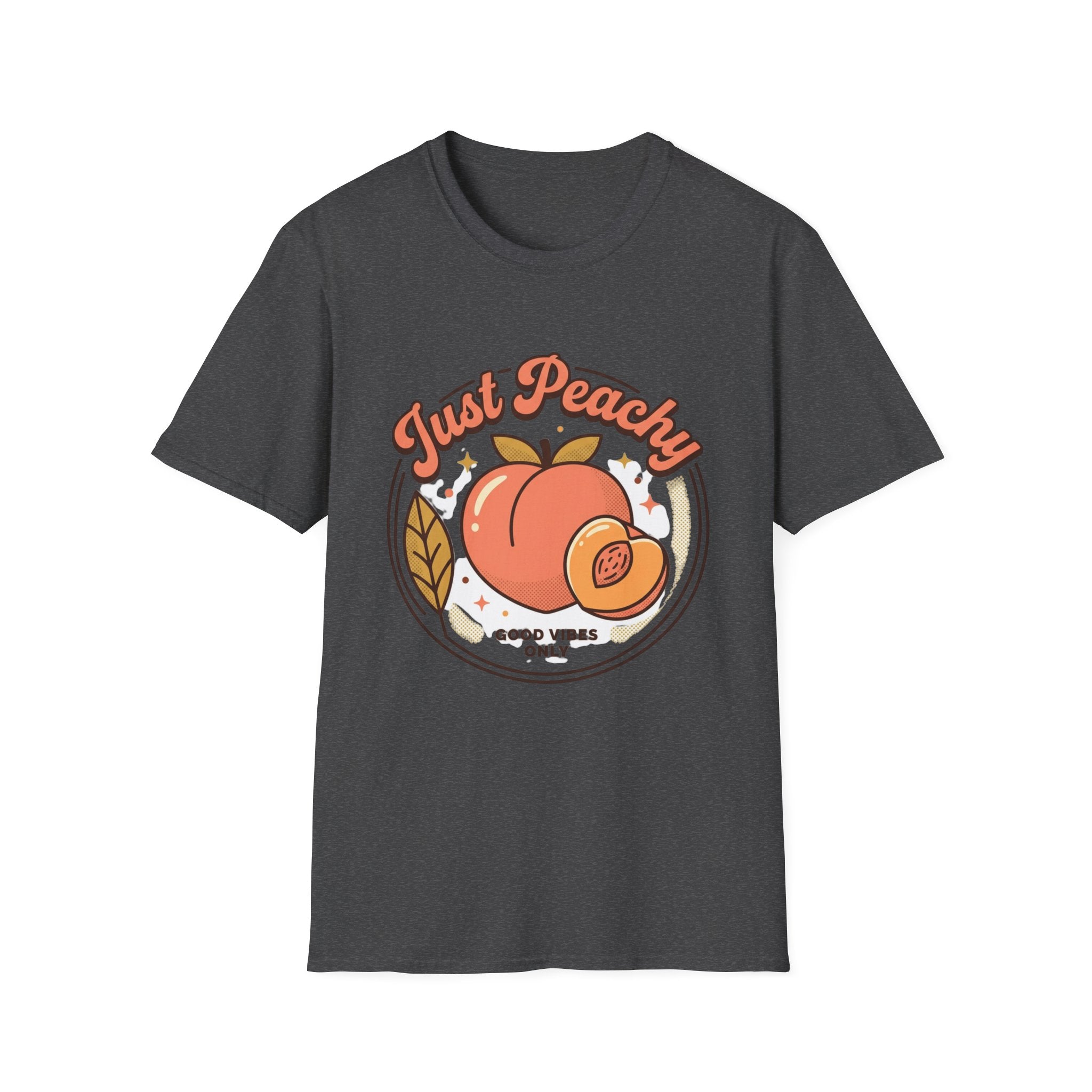 Just Peachy Retro Fruit Graphic Tee