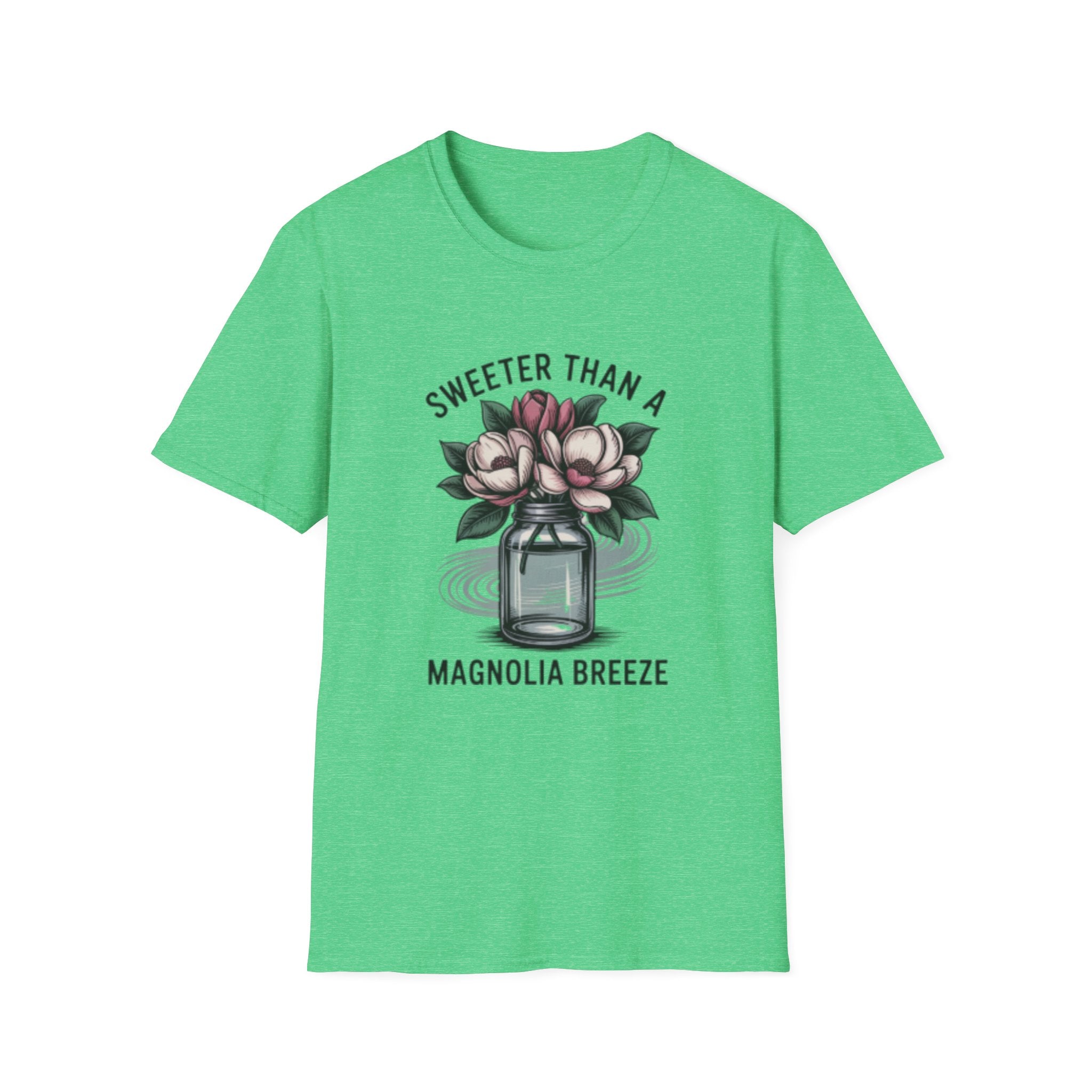 Sweeter Than A Magnolia Breeze T-Shirt | Floral Mason Jar Tee