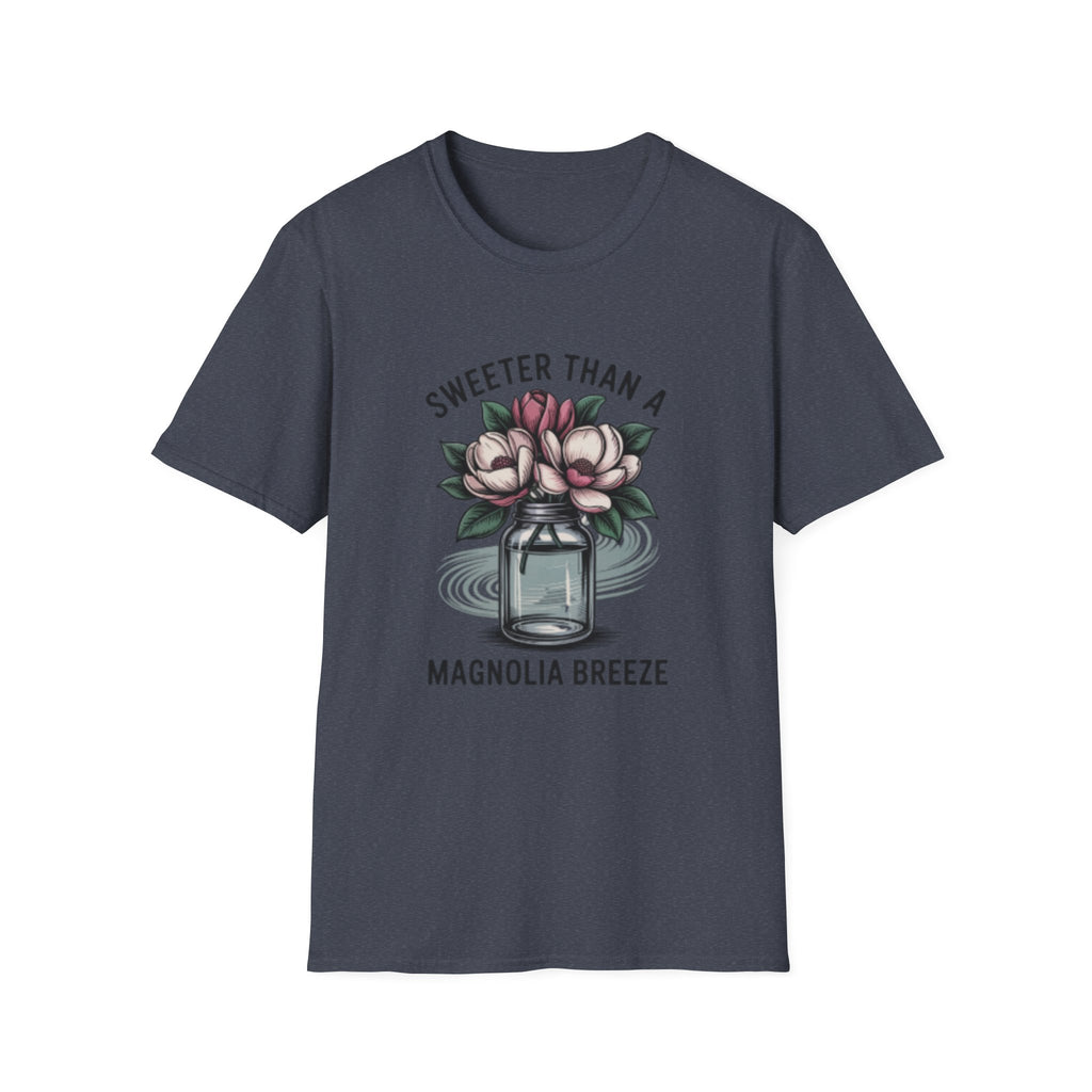Sweeter Than A Magnolia Breeze T-Shirt | Floral Mason Jar Tee