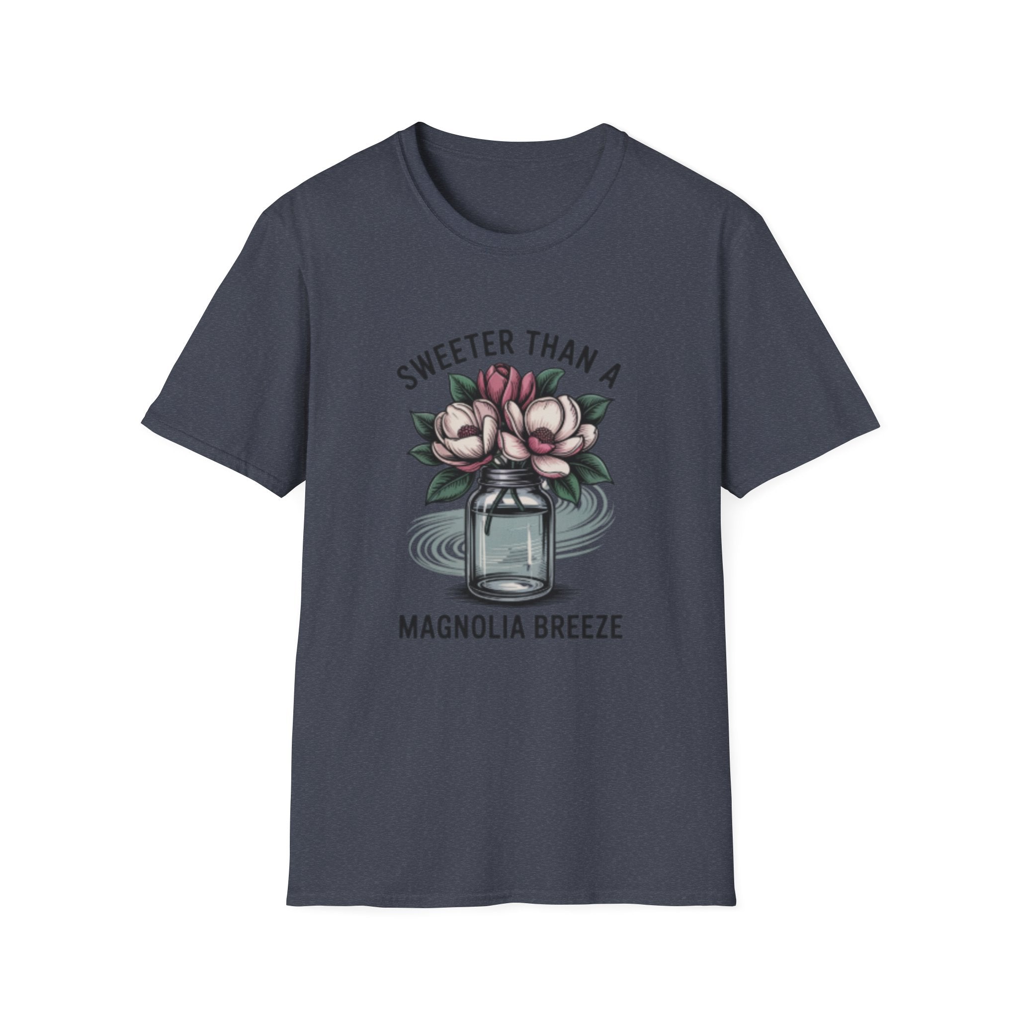 Sweeter Than A Magnolia Breeze T-Shirt | Floral Mason Jar Tee