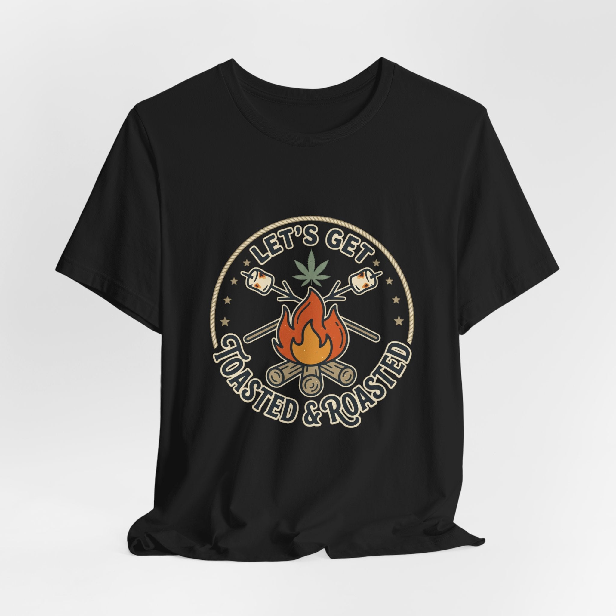 Let's Get Toasted & Roasted Campfire Tee