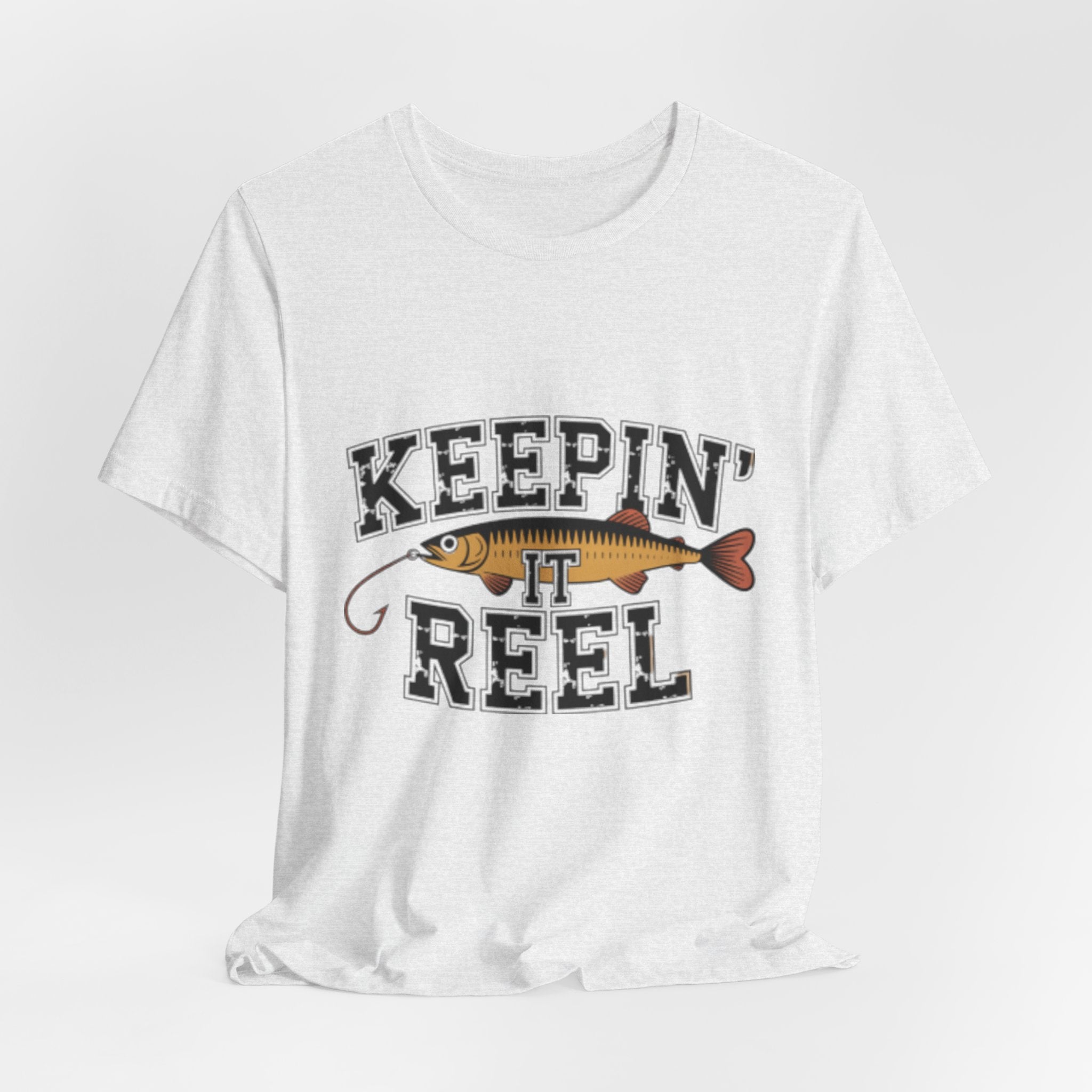 Keepin' It Reel Funny Angler Fishing Tee