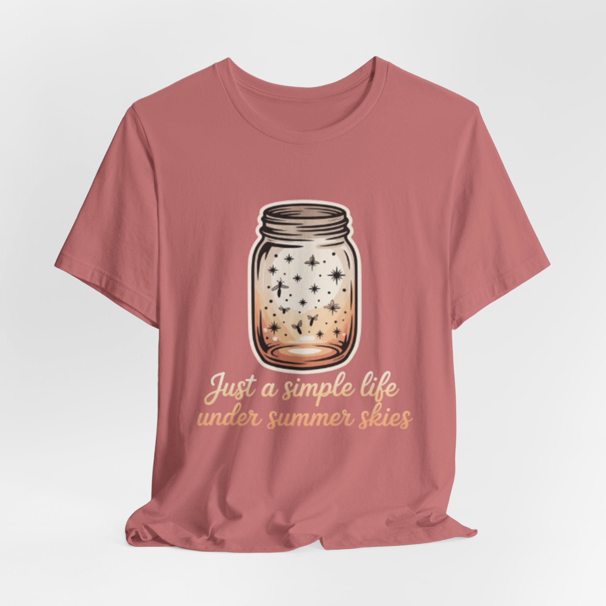 Summer Jar T-Shirt – "Just a simple life under summer skies"