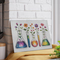 Phlebotomist Gift Glass Cutting Board Lab Tech Medical Laboratory Art Chemistry