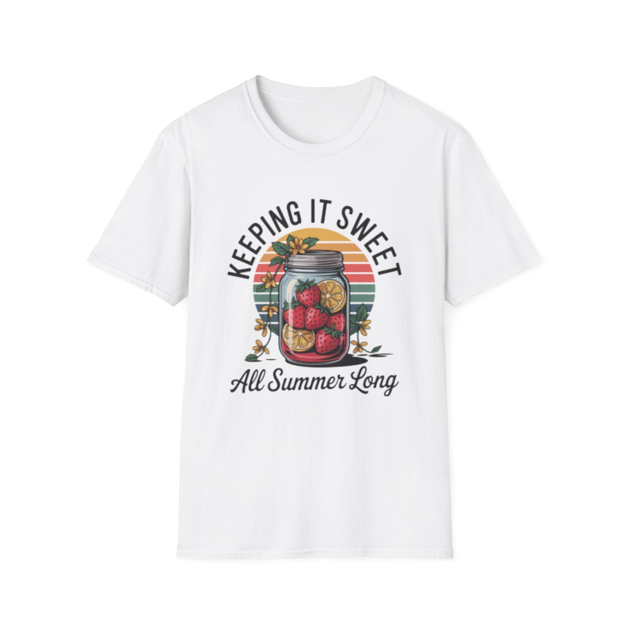 Keeping It Sweet mason jar shirt | T-Shirt, summer fruit design