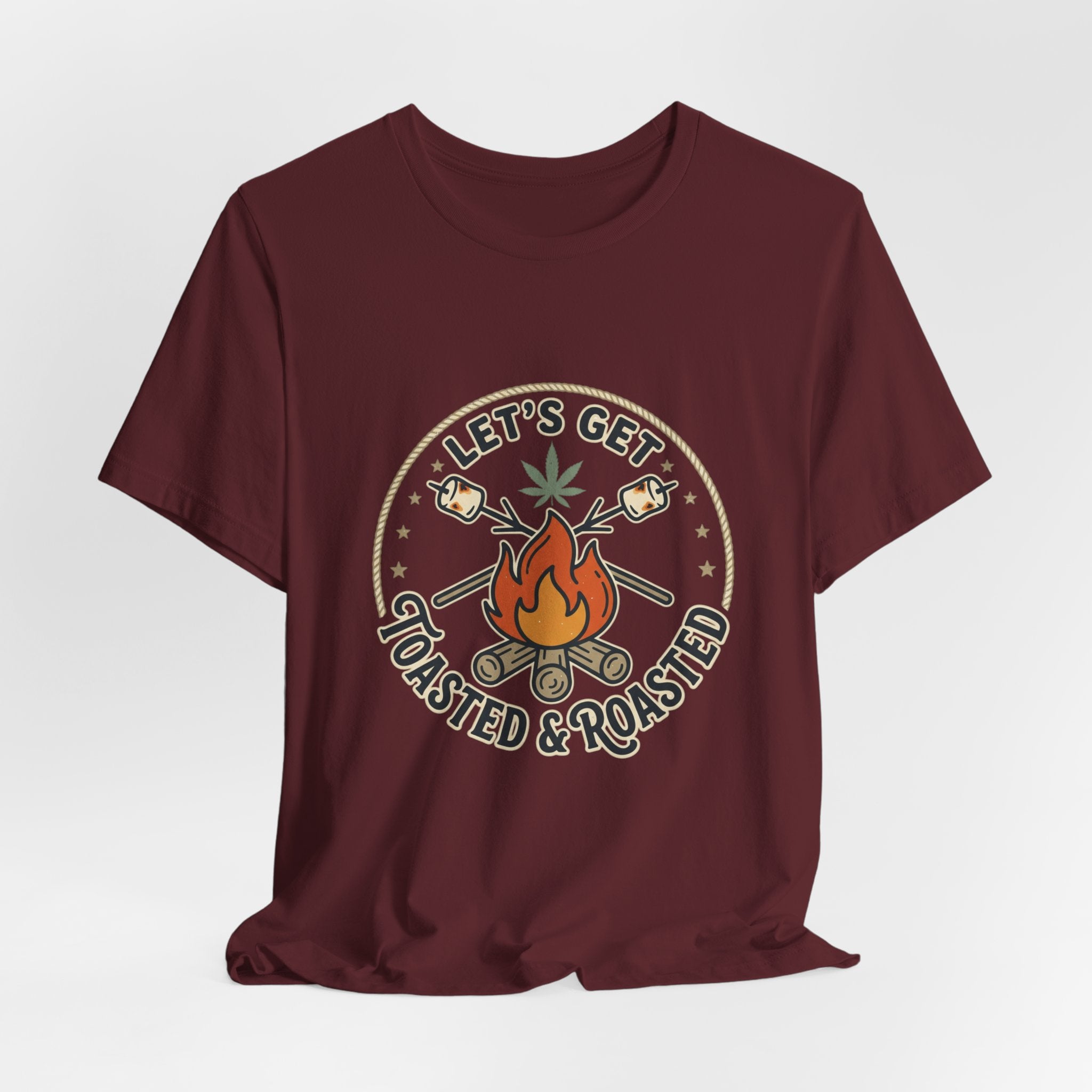 Let's Get Toasted & Roasted Campfire Tee