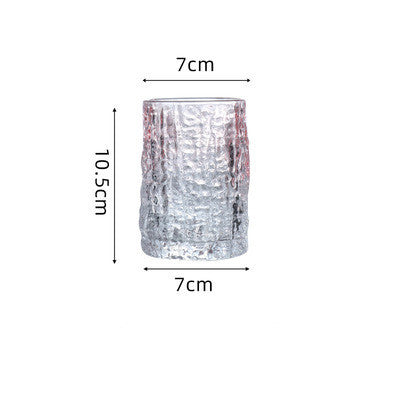 Gradient Tree Pattern Glass Water Cup