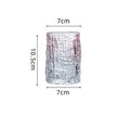 Gradient Tree Pattern Glass Water Cup