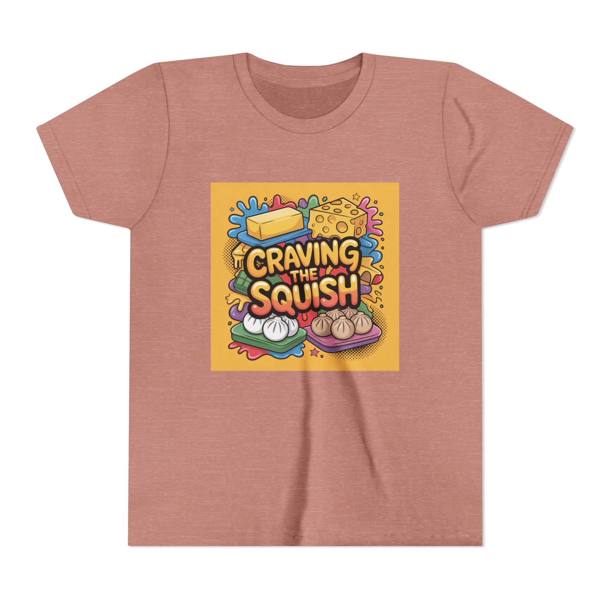 Craving the Squish Youth Tee — Cute Kawaii Food Graphic Shirt