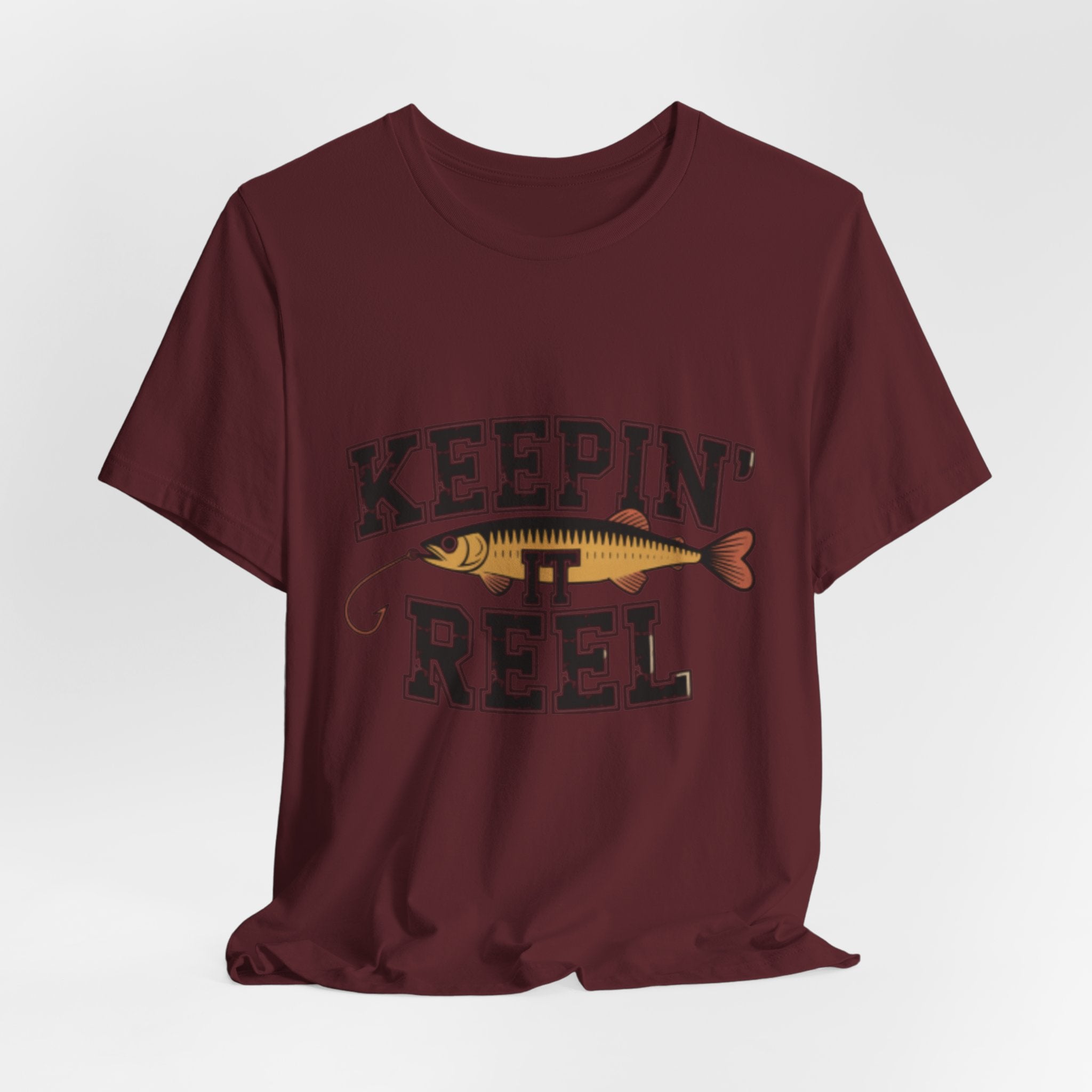 Keepin' It Reel Funny Angler Fishing Tee
