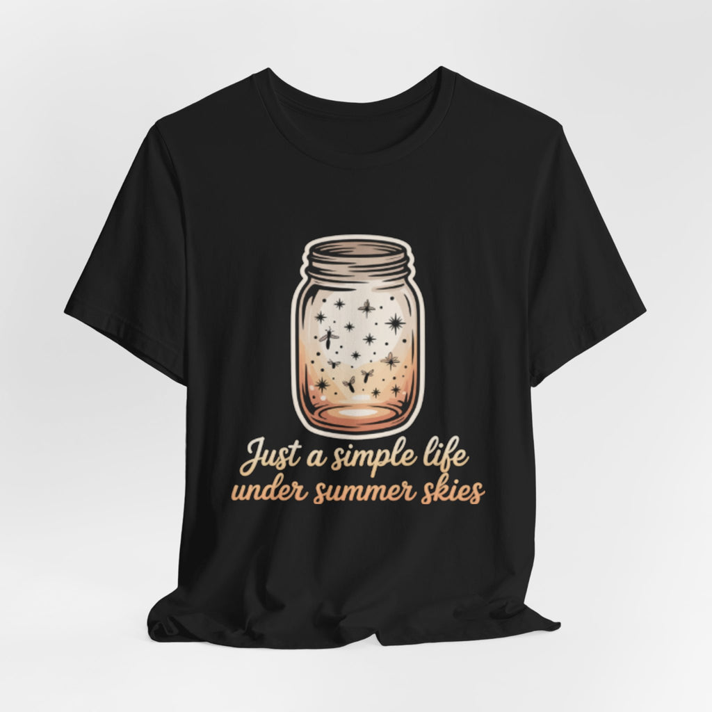Summer Jar T-Shirt – "Just a simple life under summer skies"