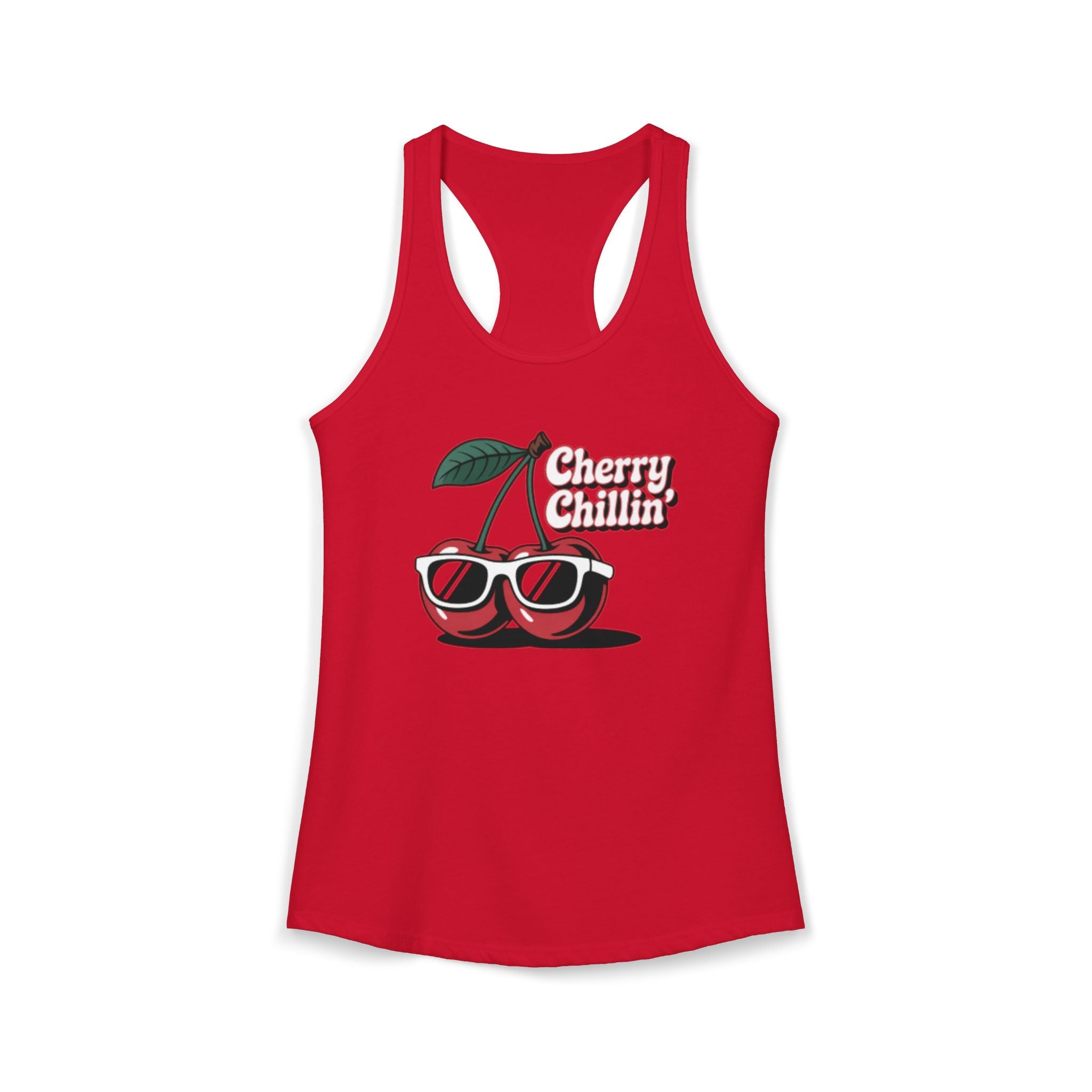 Cherry Chillin Summer Women's Ideal Racerback Tank